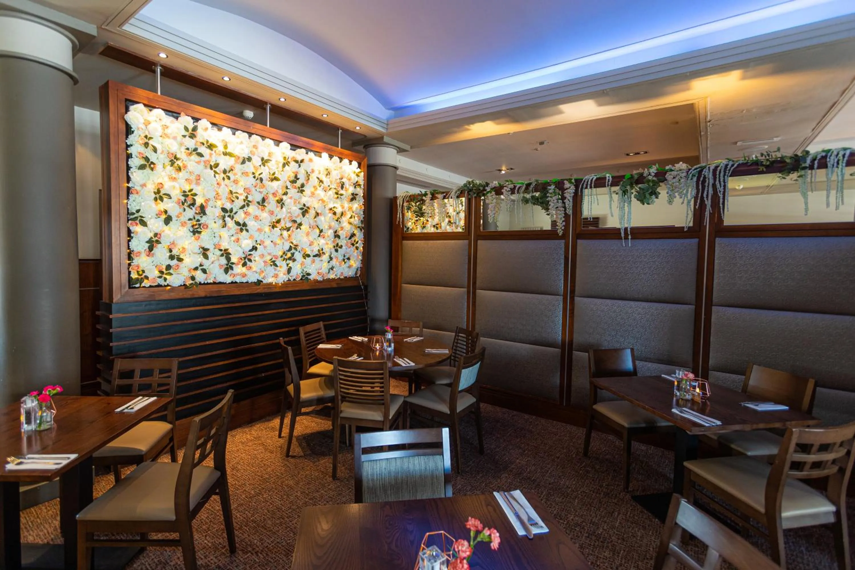 Dining area in Fletcher's Restaurant Bar & Rooms