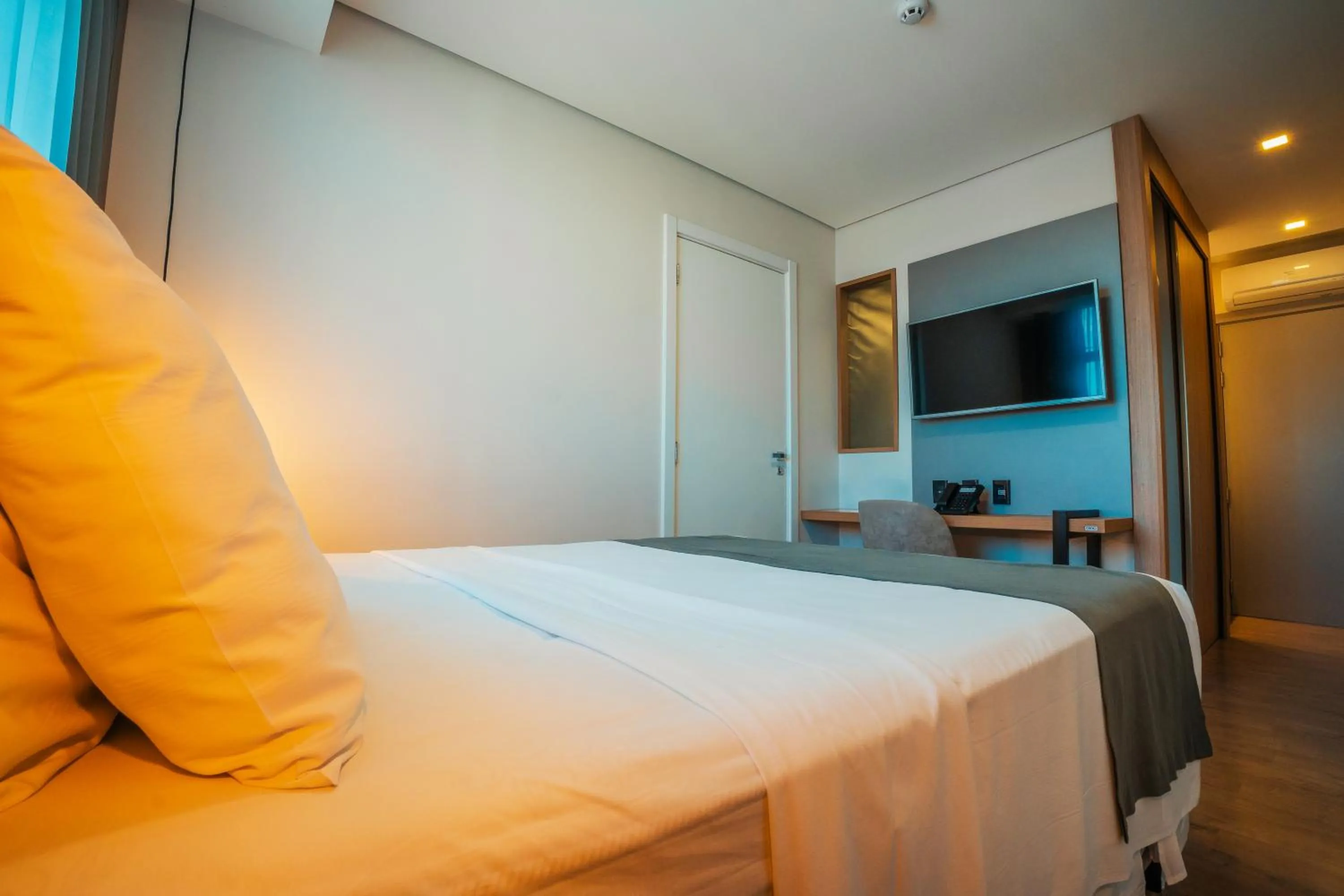 Bed in Hotel Laghetto Estação