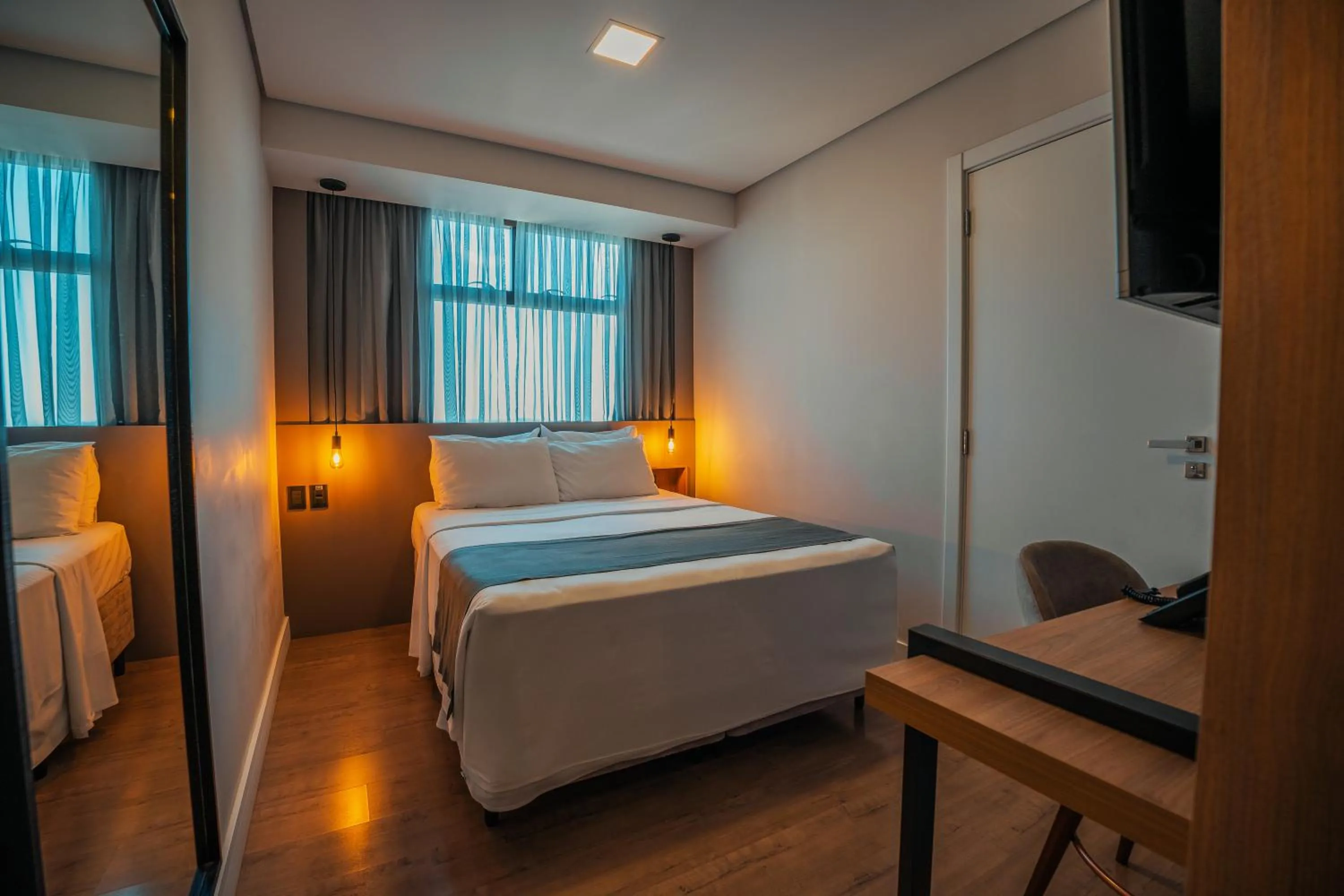 Bed in Hotel Laghetto Estação