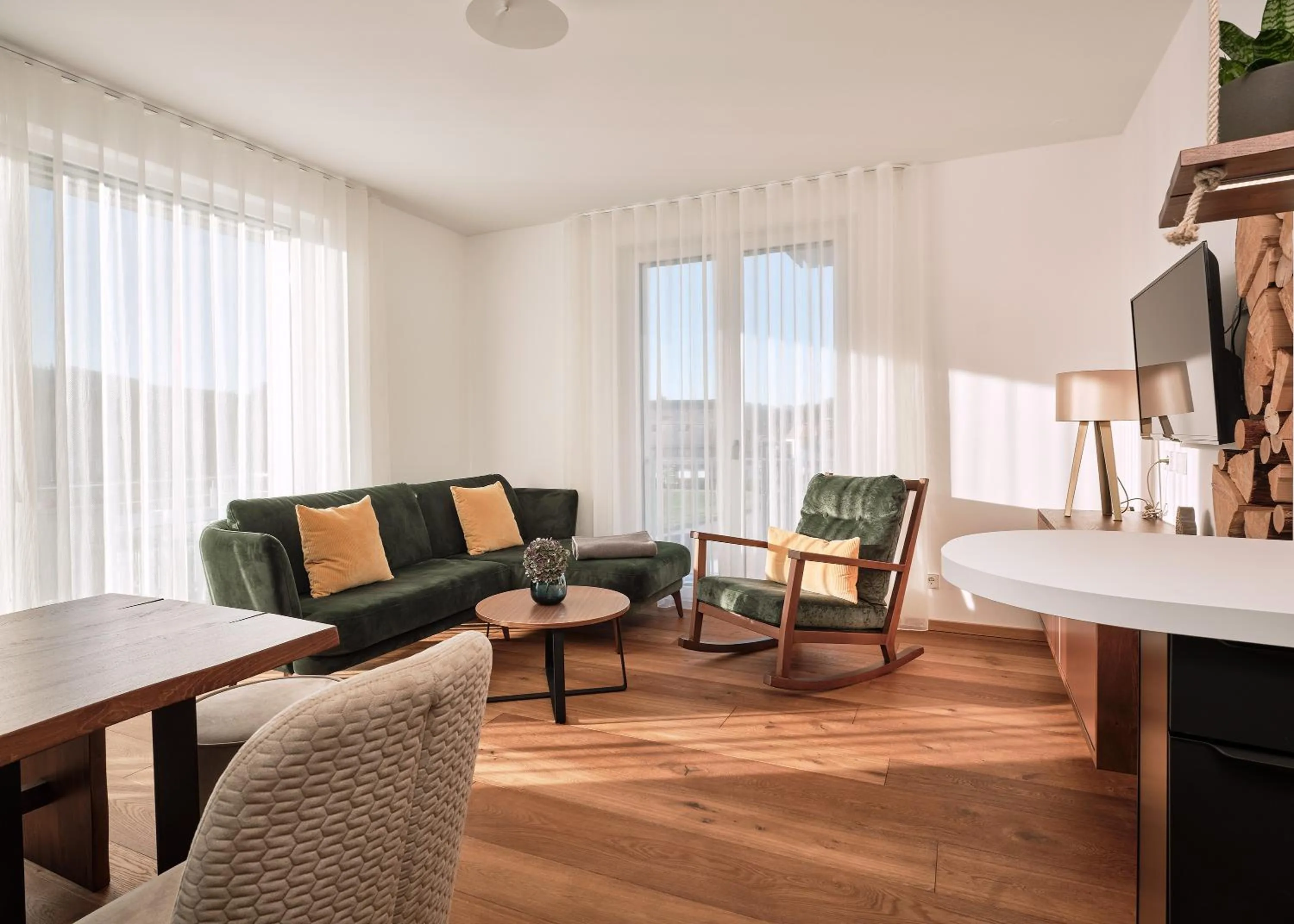 Living room in WaldFunkeln LODGE