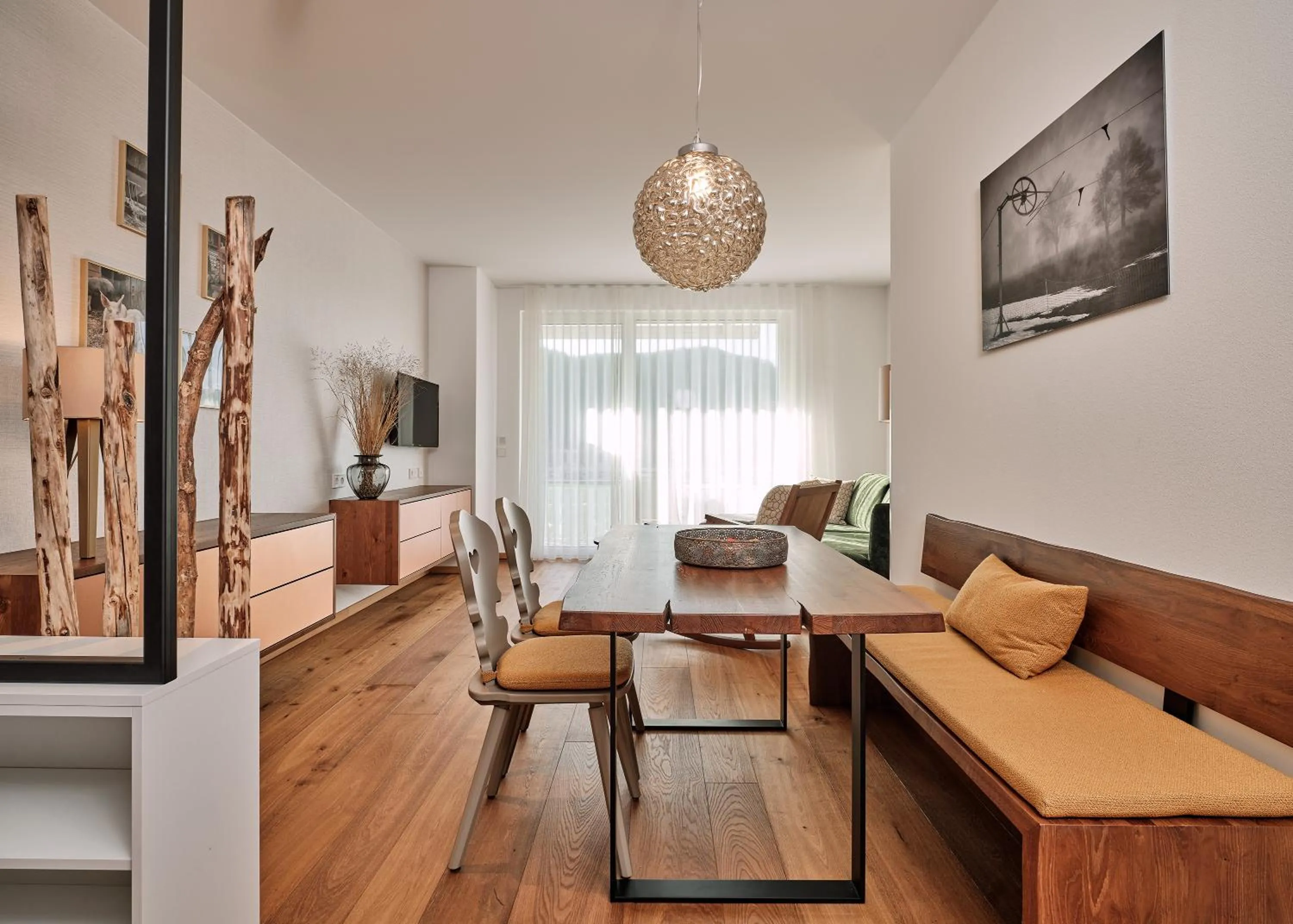 Living room in WaldFunkeln LODGE