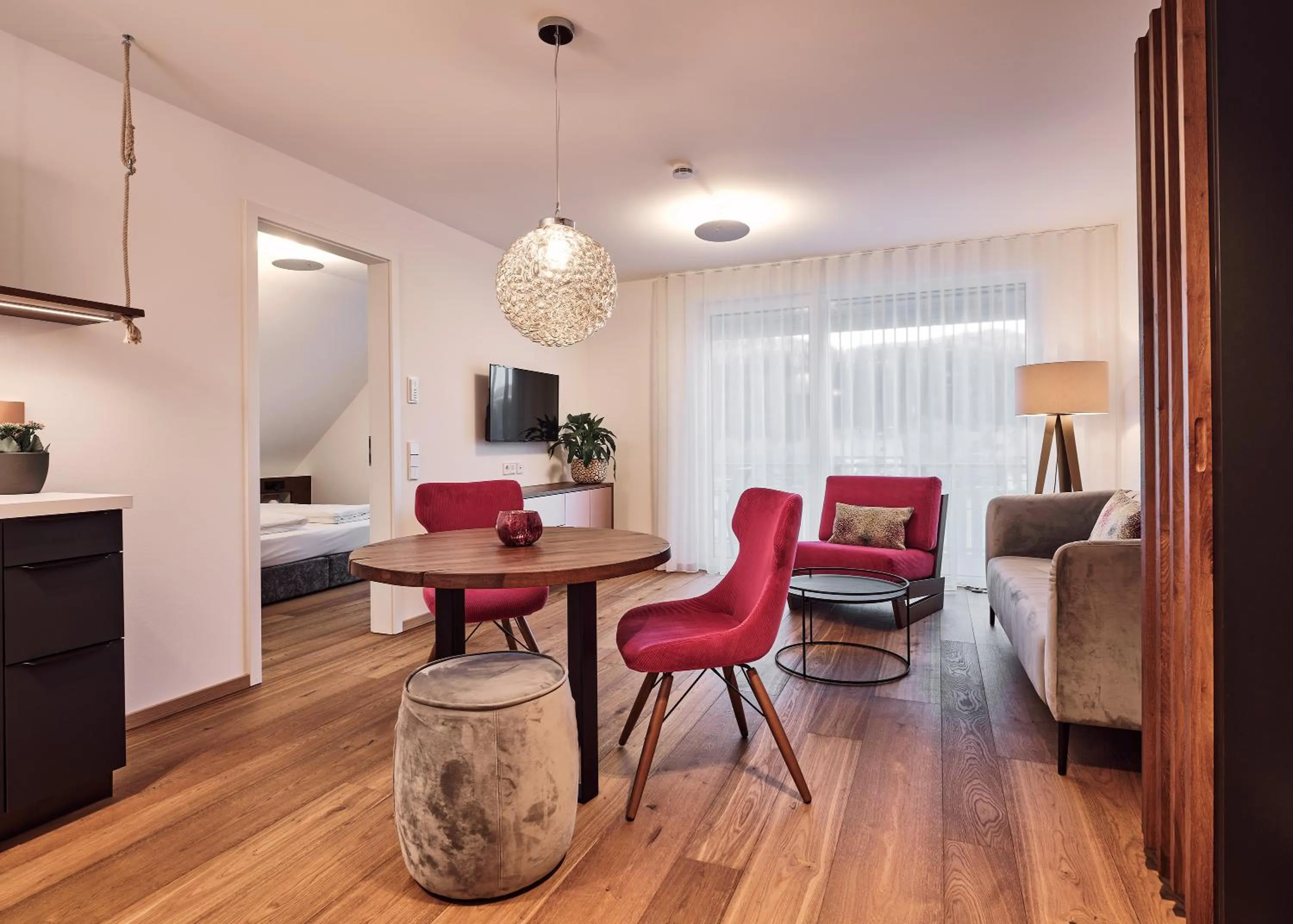 Living room in WaldFunkeln LODGE
