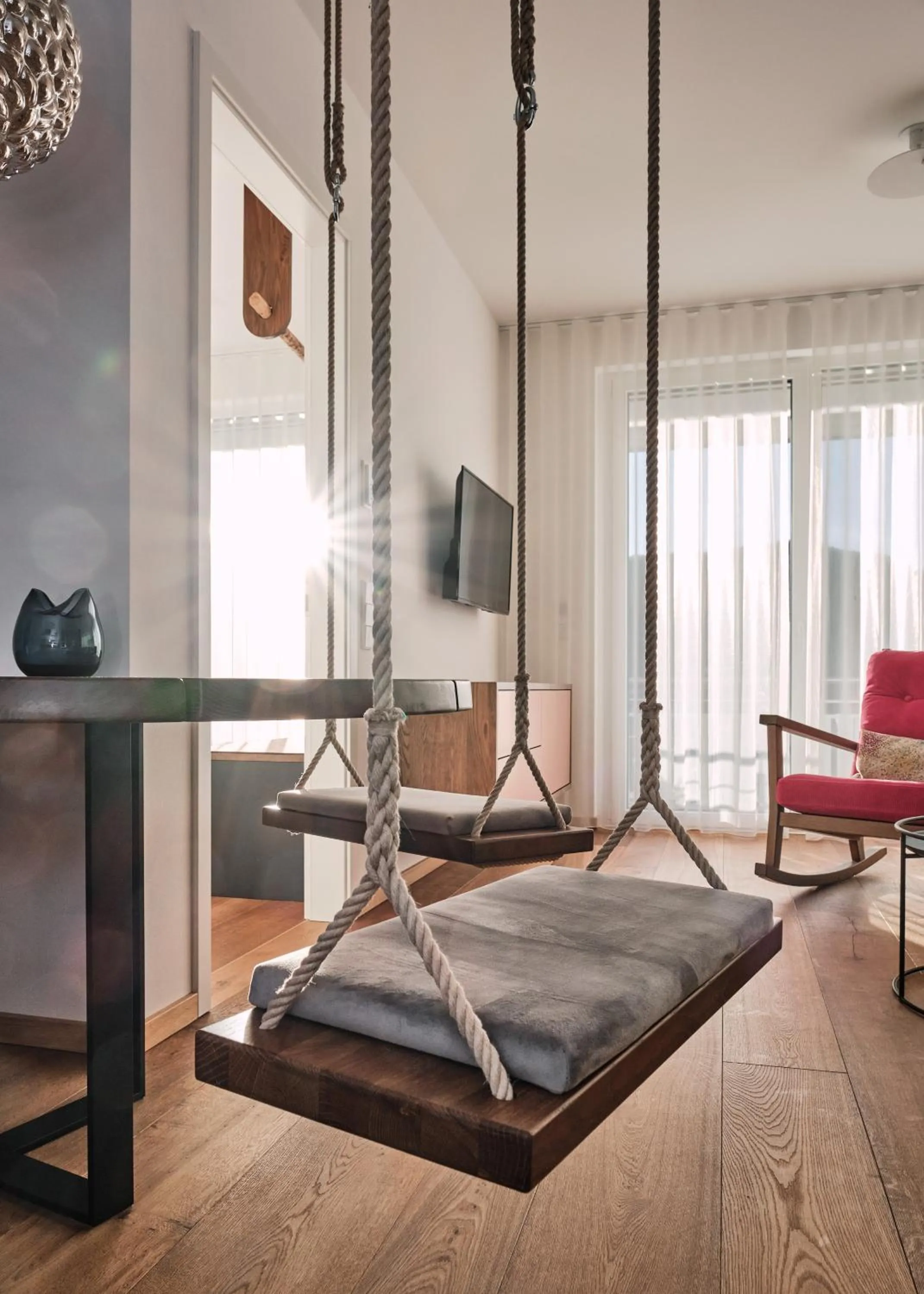 Living room in WaldFunkeln LODGE