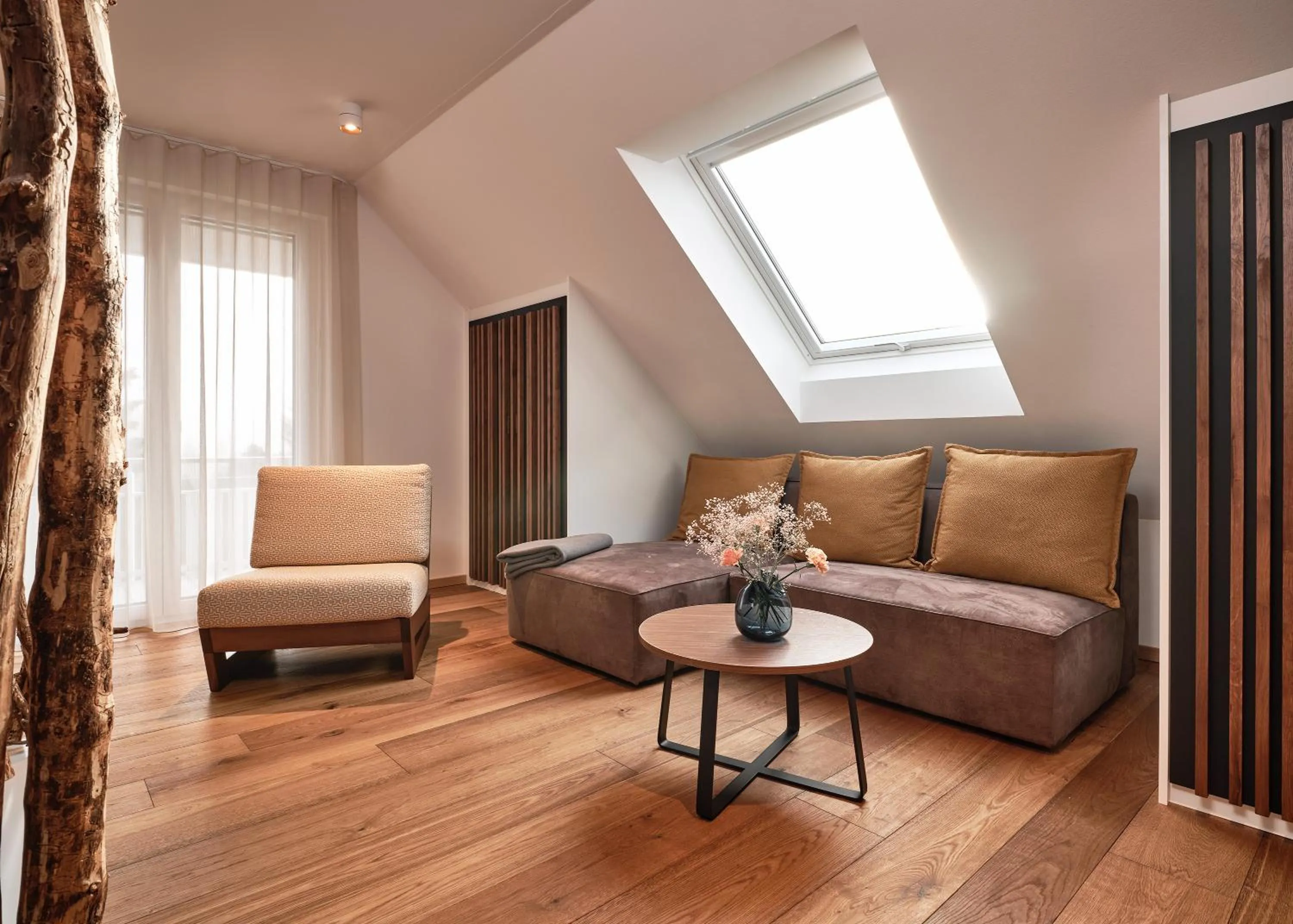 Living room in WaldFunkeln LODGE