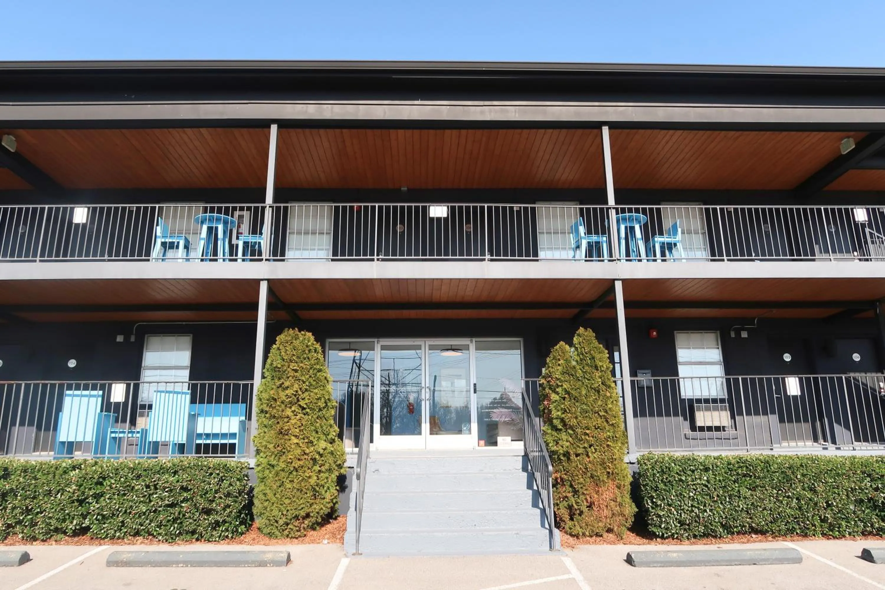 Property building in The Iris Motel