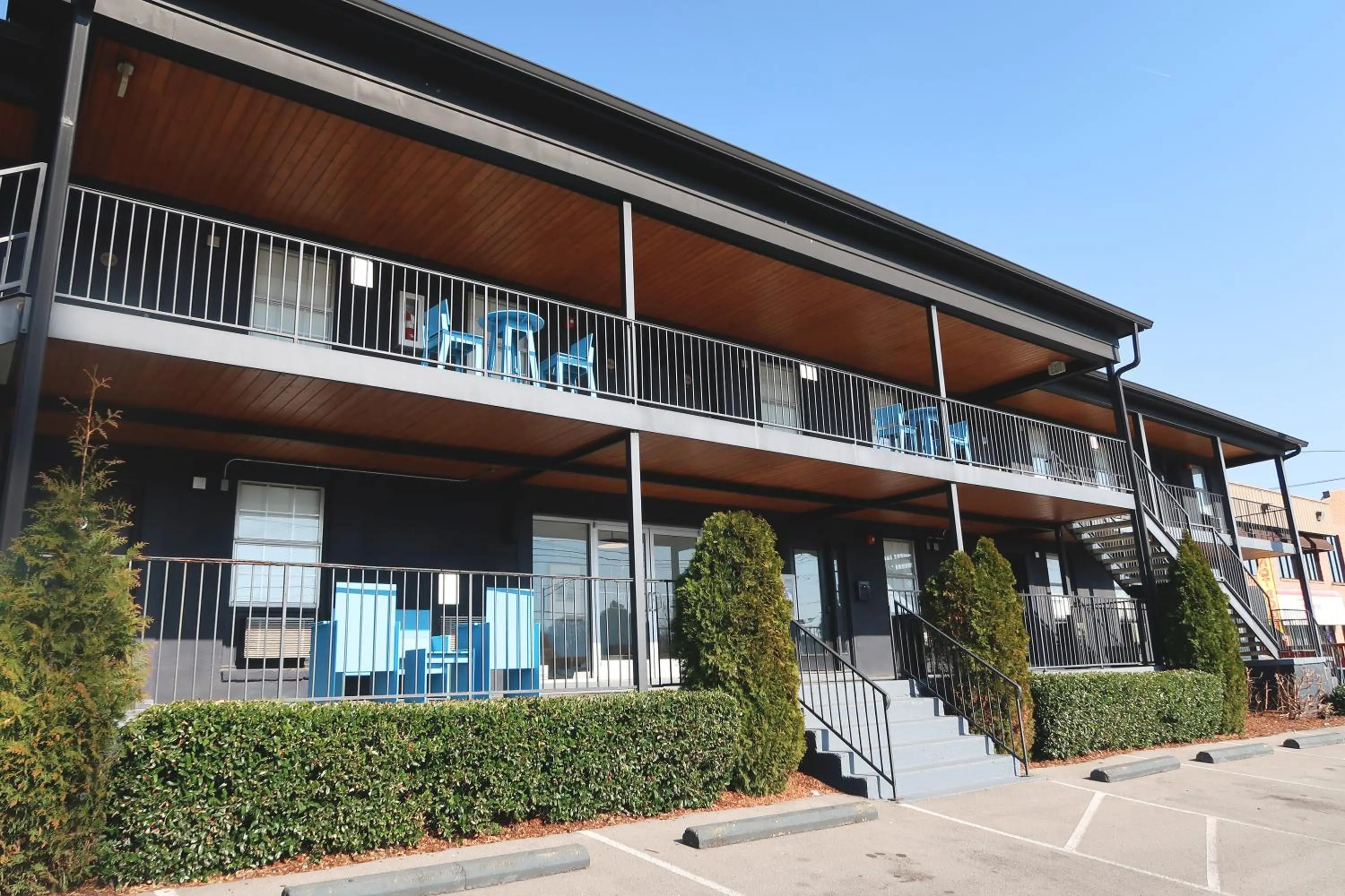 Property building in The Iris Motel