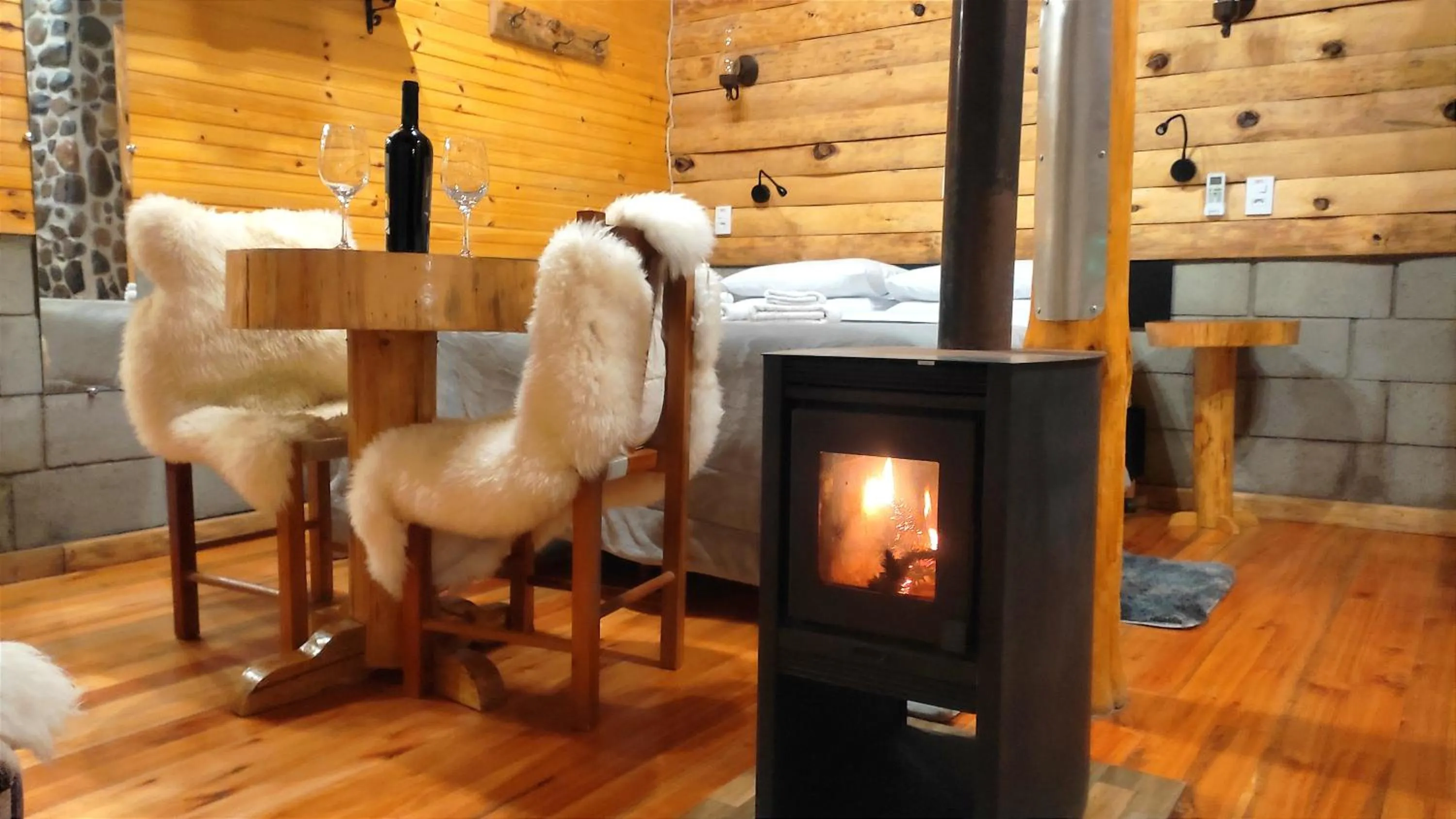 Property building, Bed in Pousada Caminhos da Natureza