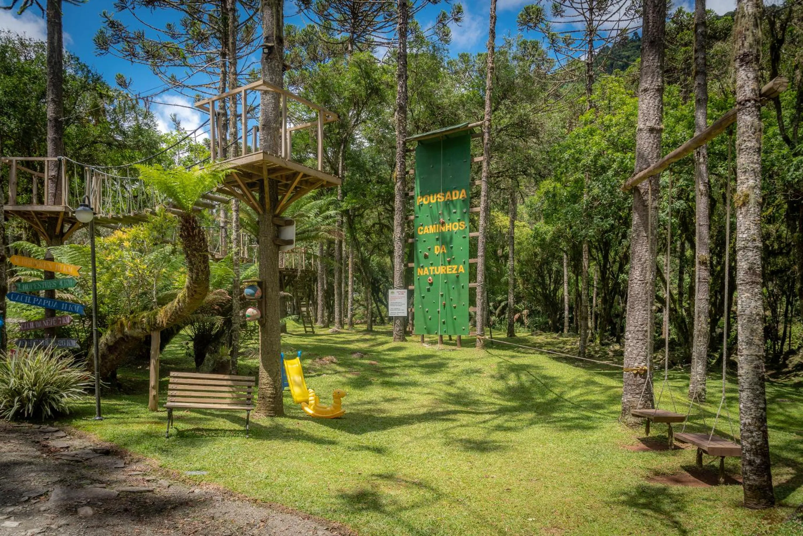 Children play ground in Pousada Caminhos da Natureza