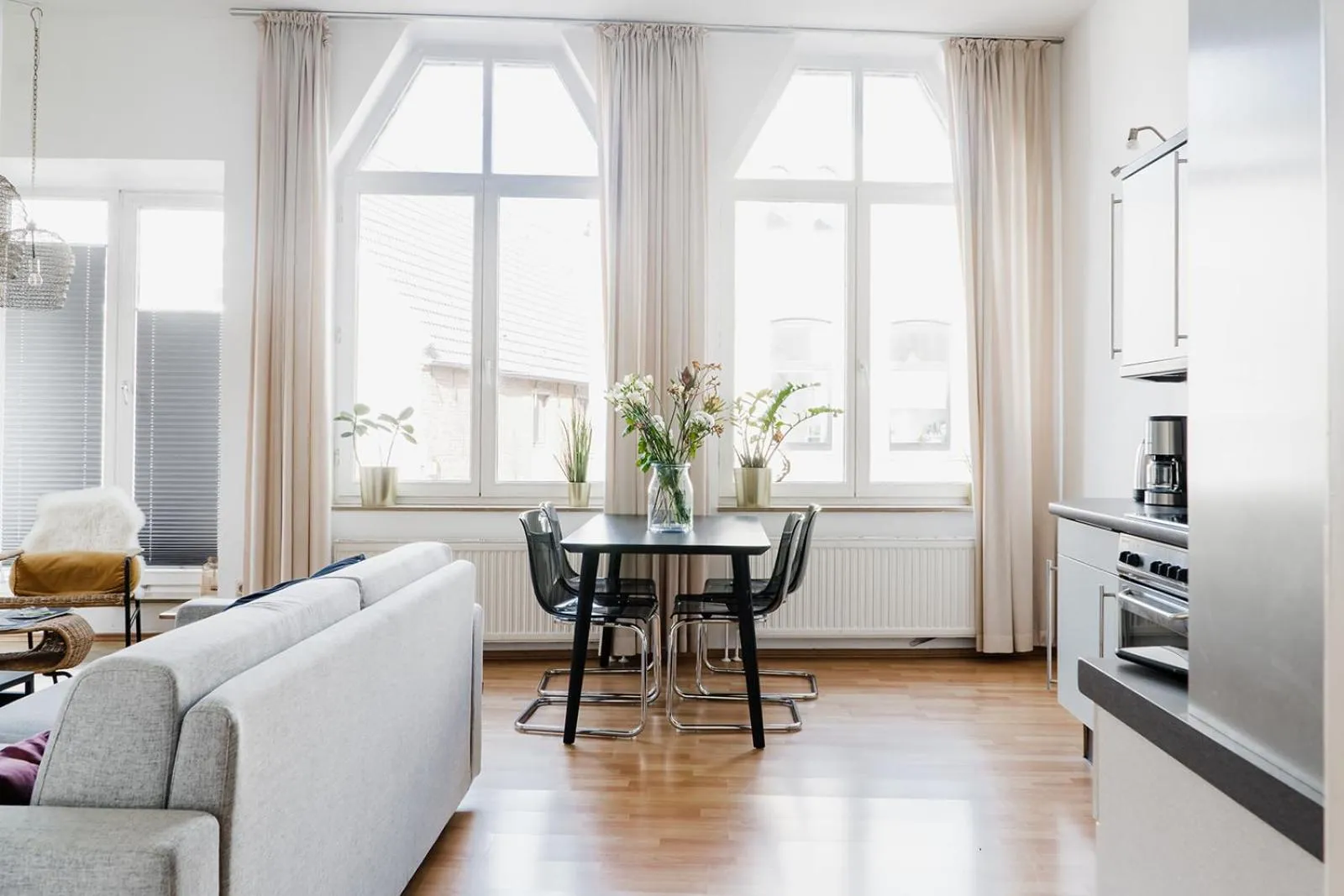 Kitchen or kitchenette in 360 Grad Hotel & Bar