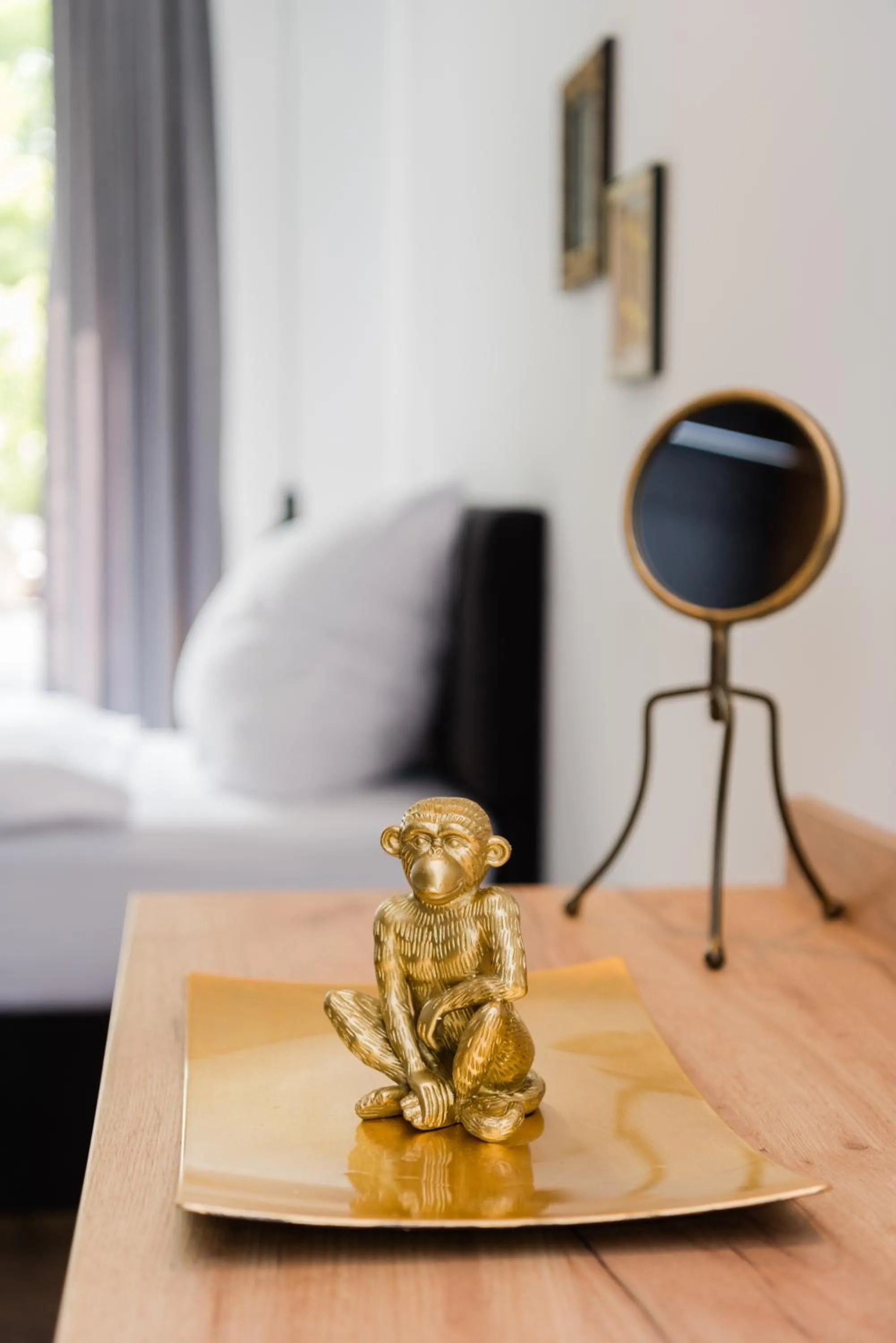 Decorative detail, Bed in 360 Grad Hotel & Bar