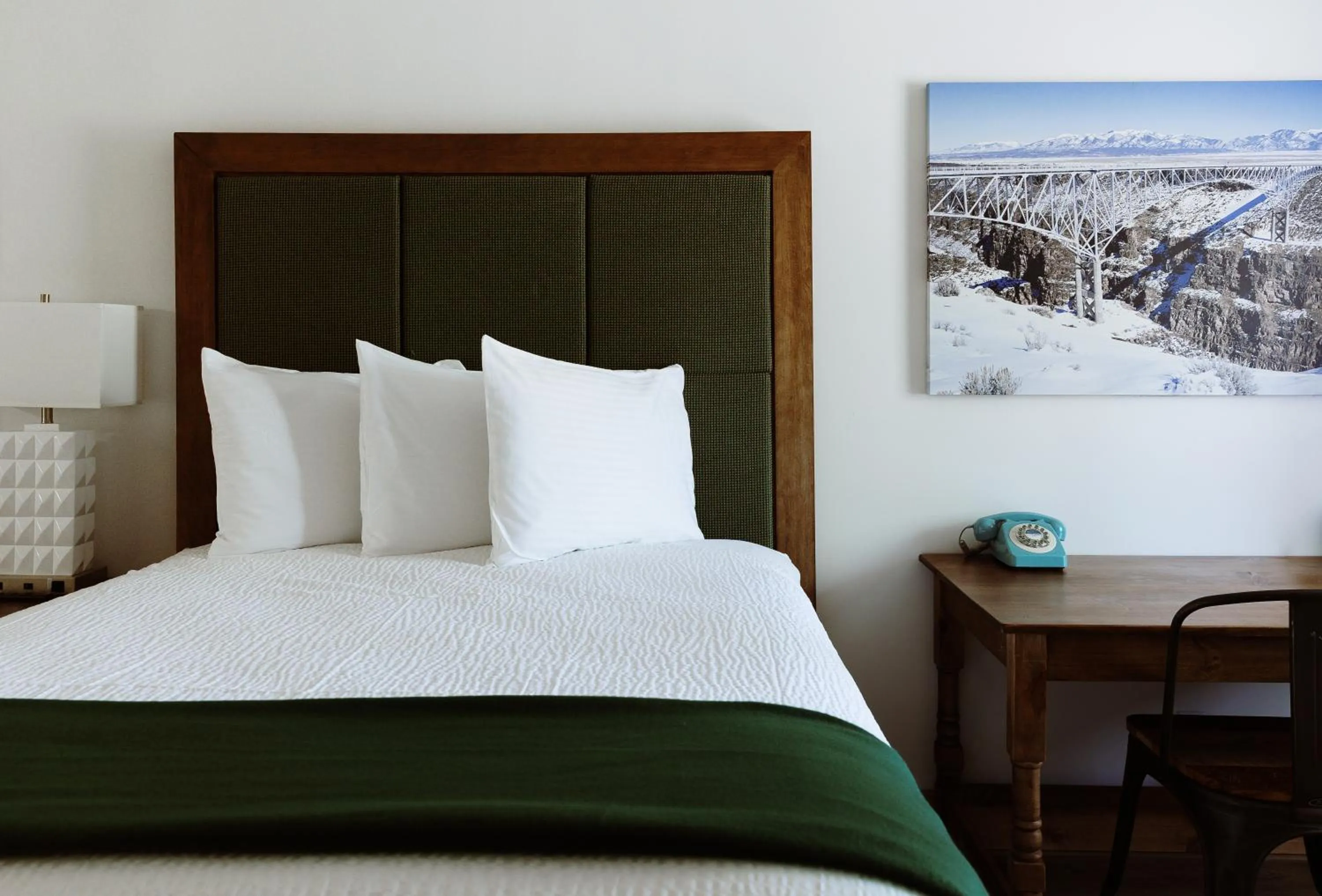Bed in Taos Valley Lodge