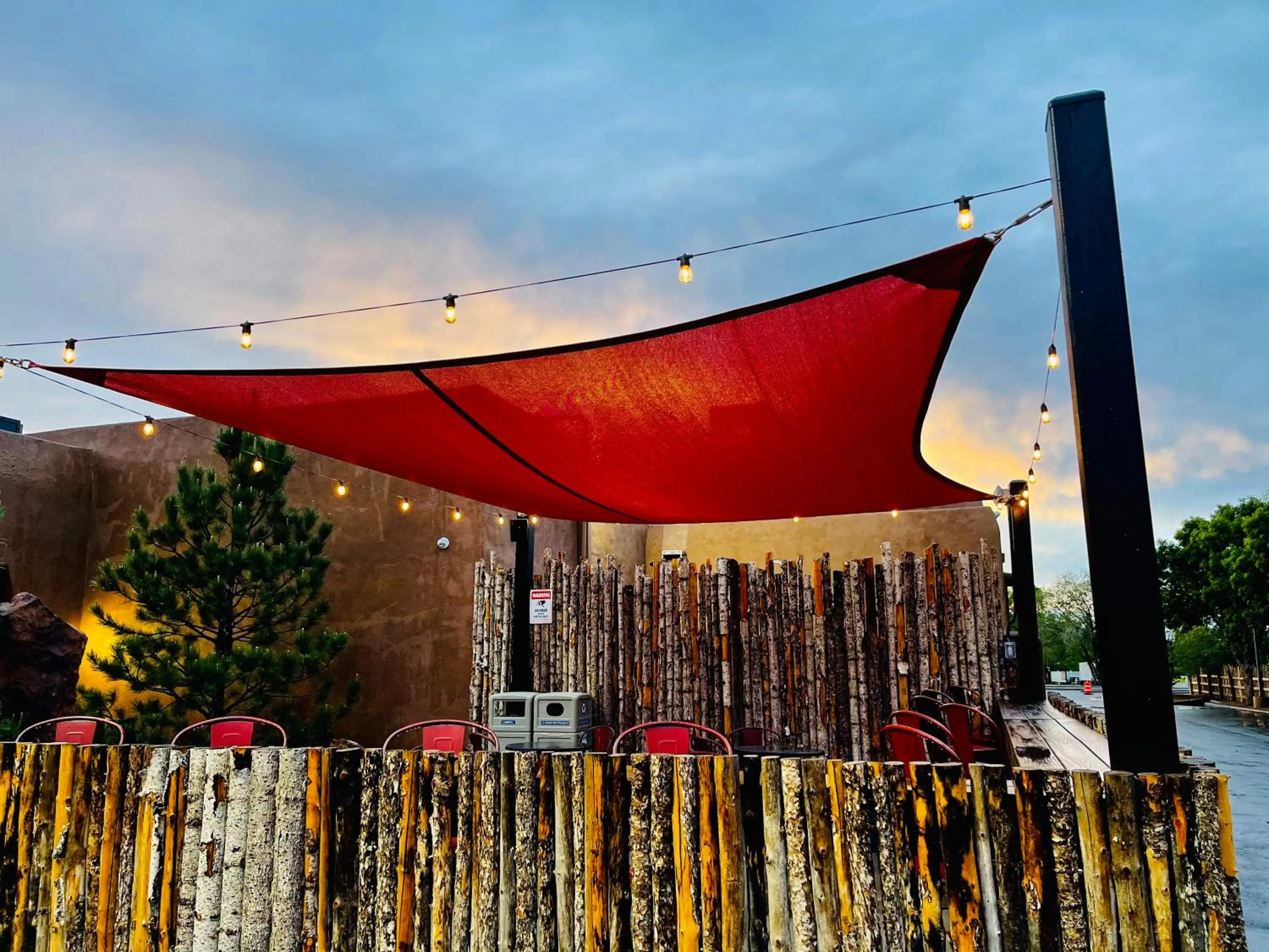 Patio in Taos Valley Lodge