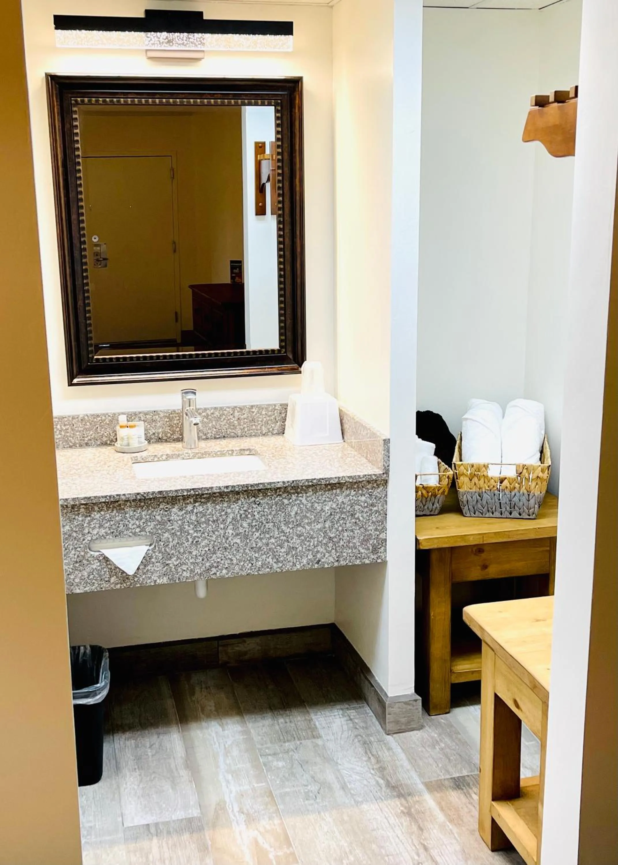 Bathroom in Taos Valley Lodge