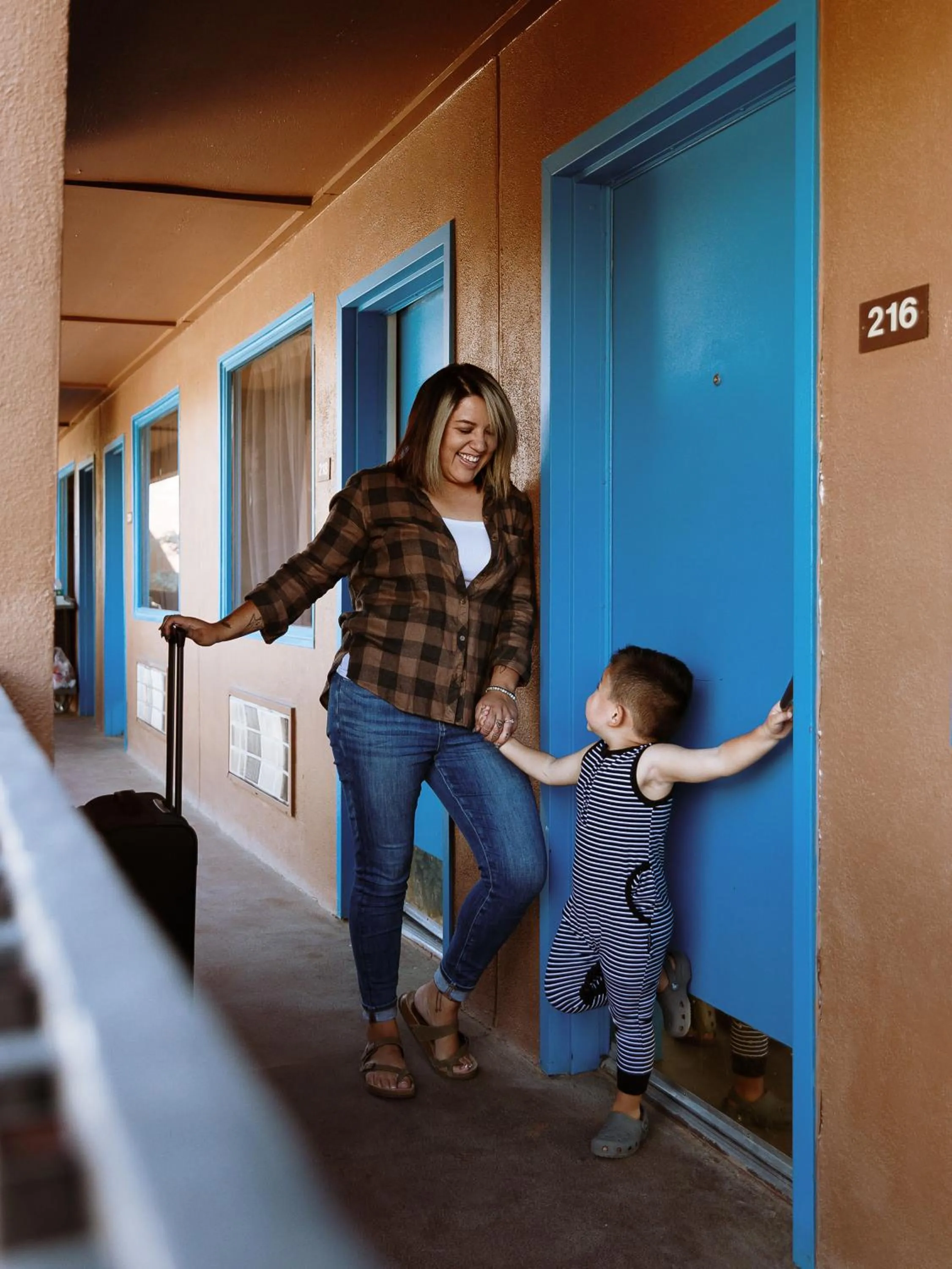 People in Taos Valley Lodge