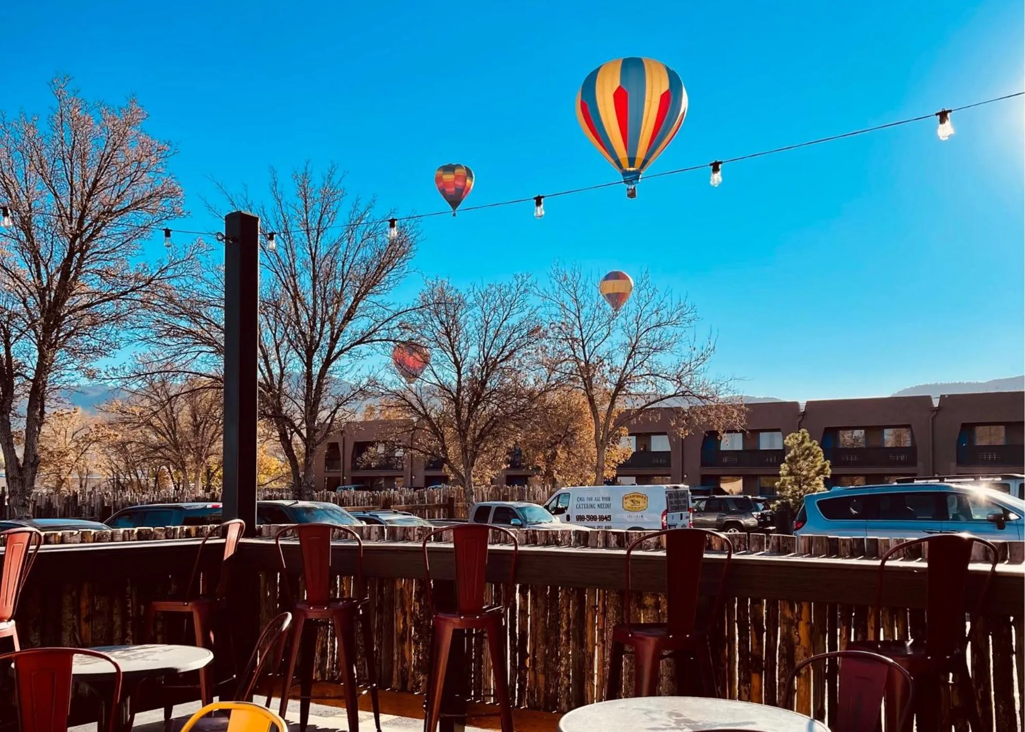 Patio in Taos Valley Lodge