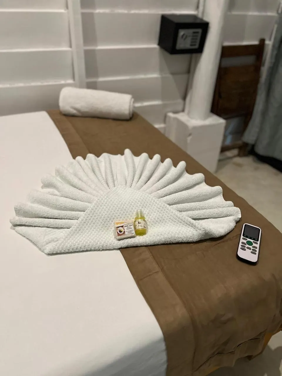 Bed in Hotel AKBAL Holbox