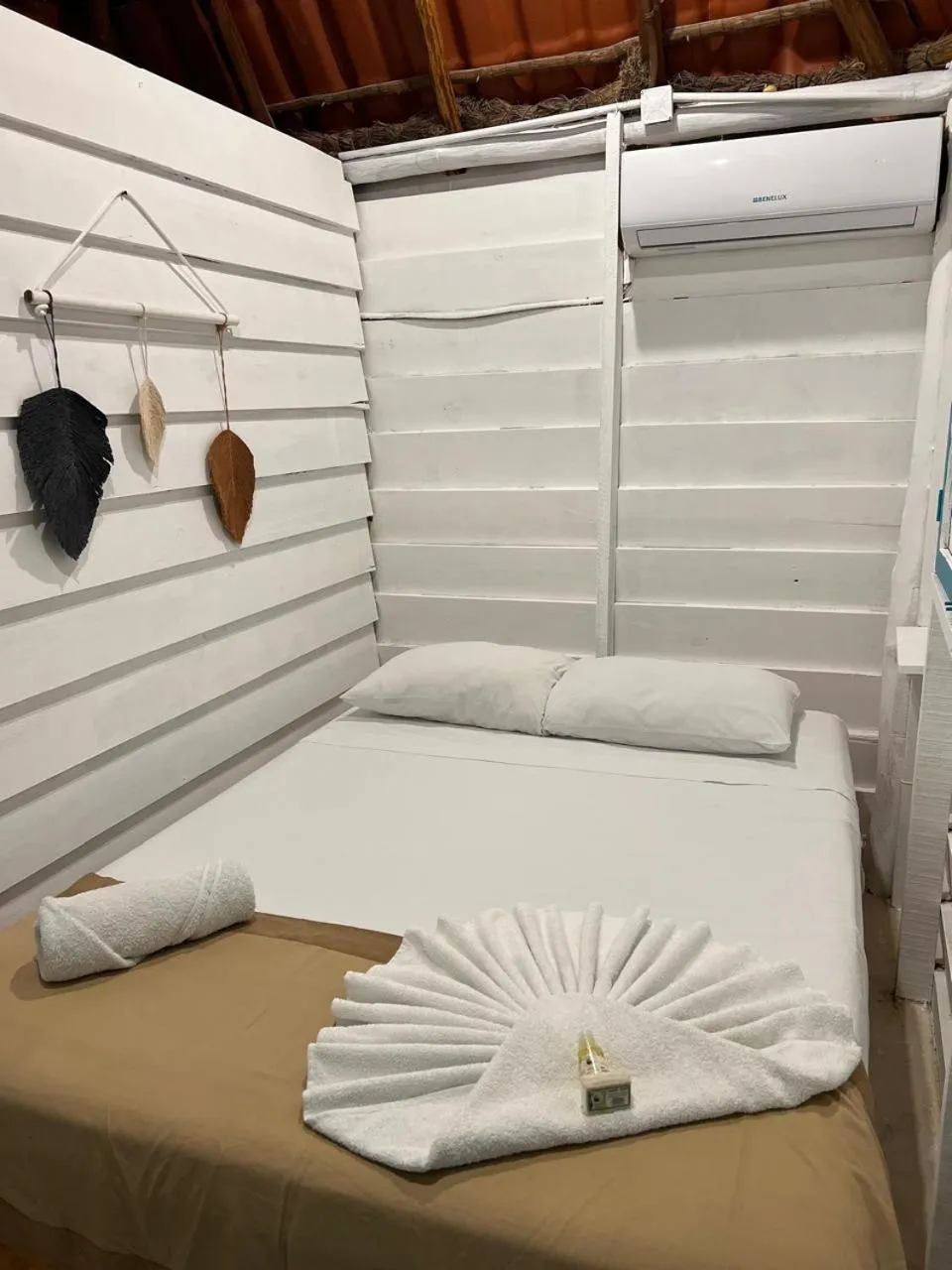 Bed in Hotel AKBAL Holbox
