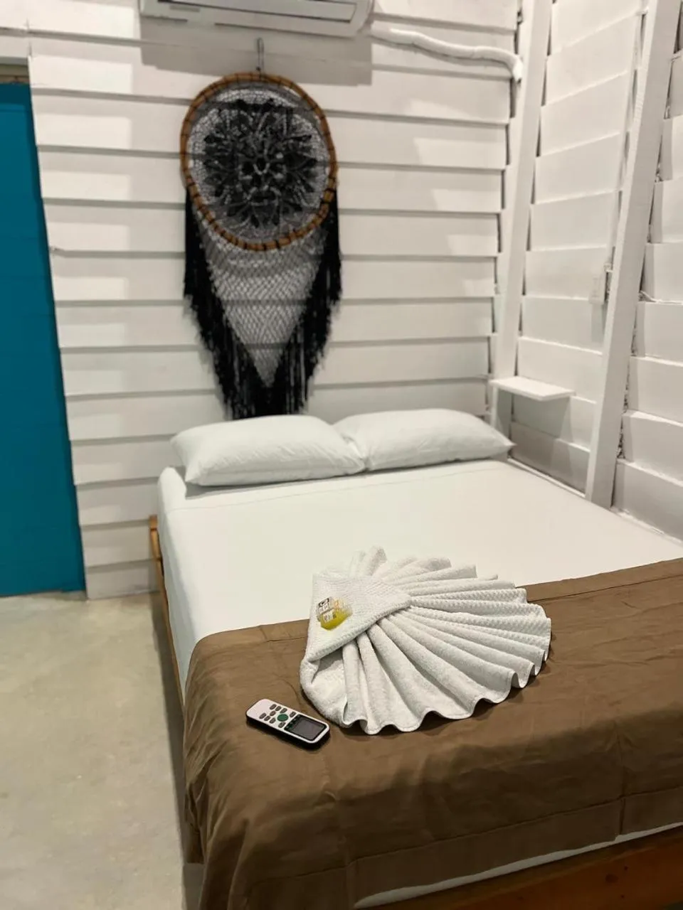 Bed in Hotel AKBAL Holbox