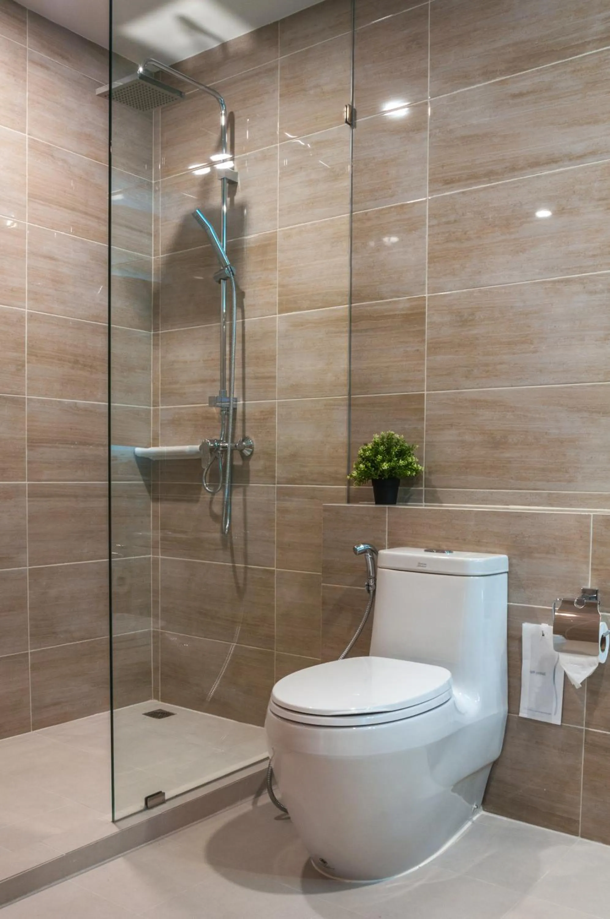 Bathroom in Leela Orchid Hotel