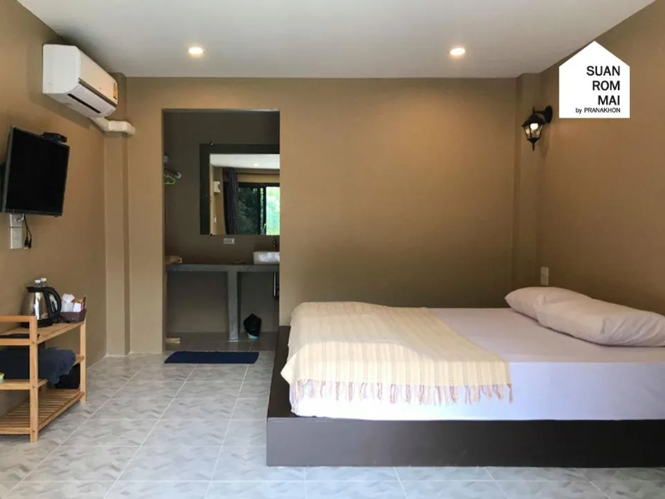 Bedroom, Bed in Suan Rom Mai Chanthaburi สวนร่มไม้ จันทบุรี