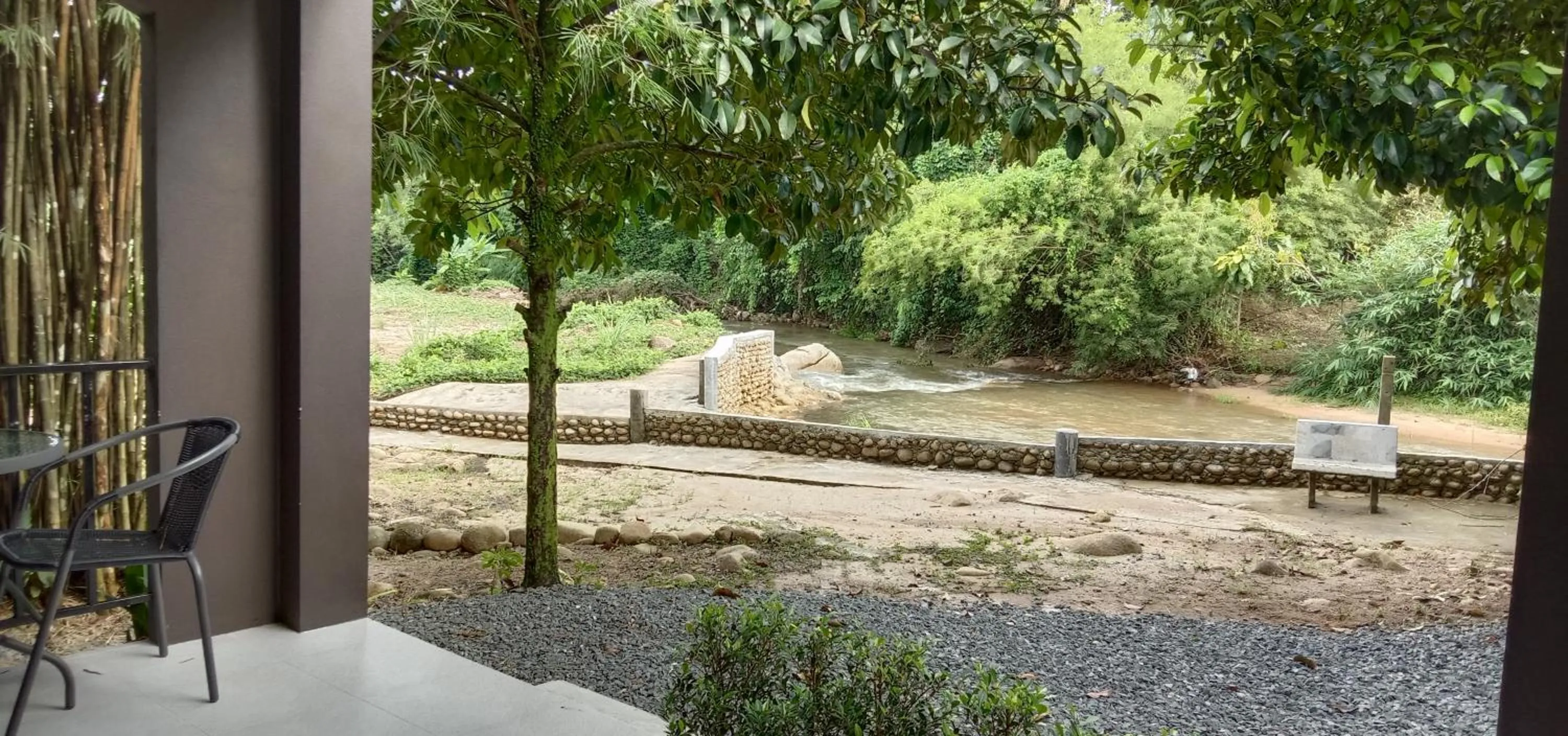 River view in Suan Rom Mai Chanthaburi สวนร่มไม้ จันทบุรี