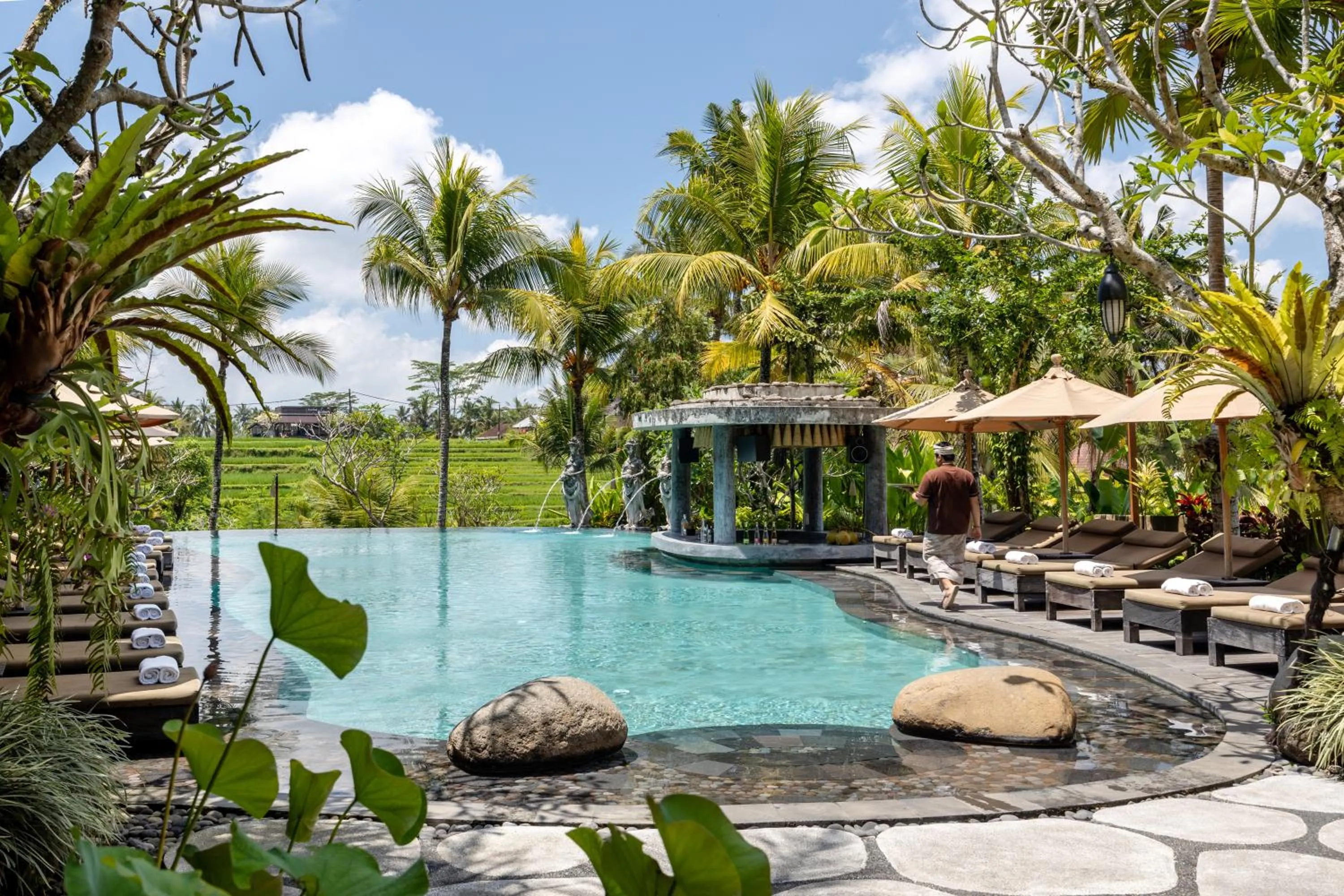 Swimming pool in Kuwarasan A Pramana Experience