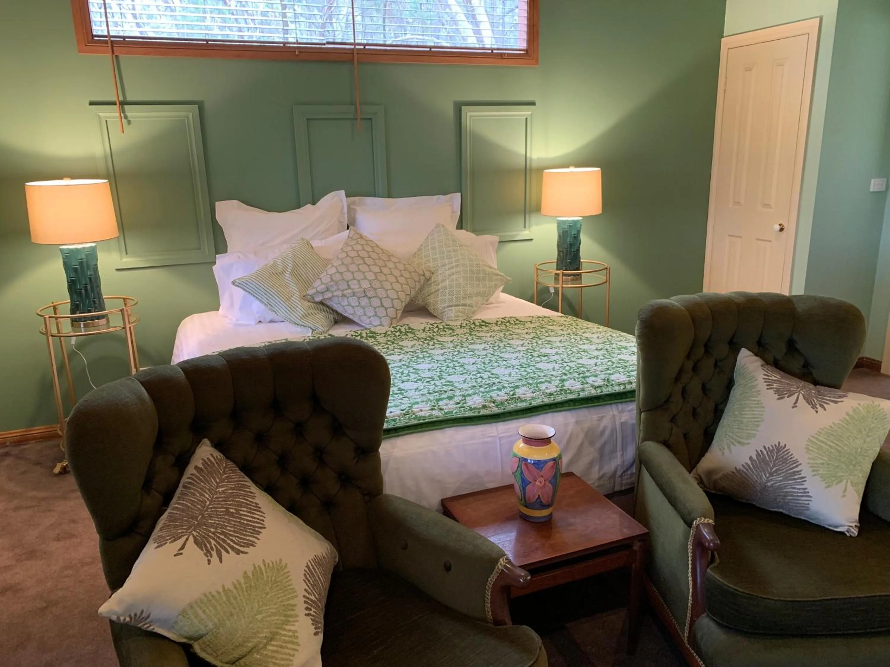 Bed in Stephanie’s Country Cottages