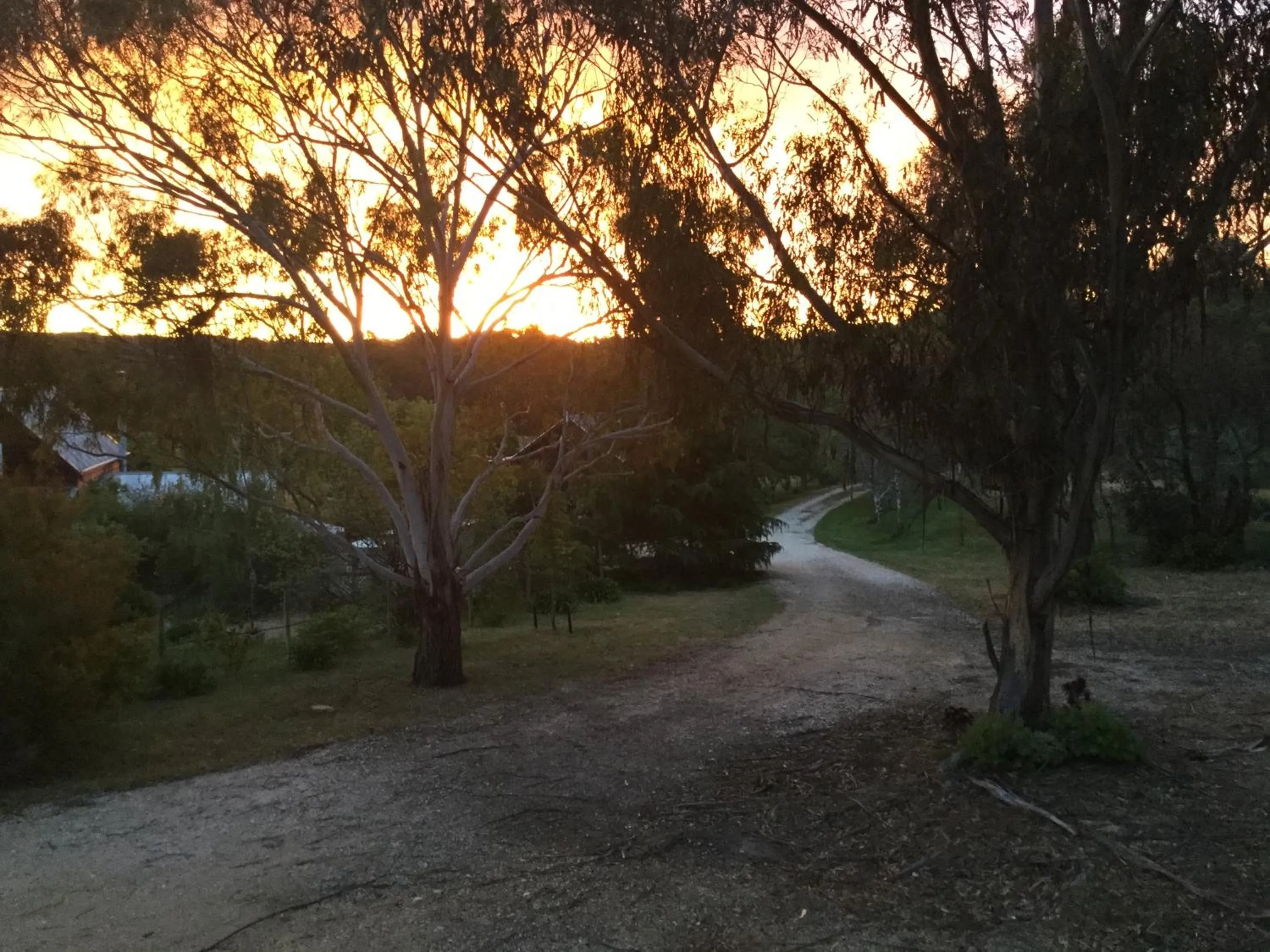 Sunset in Stephanie’s Country Cottages