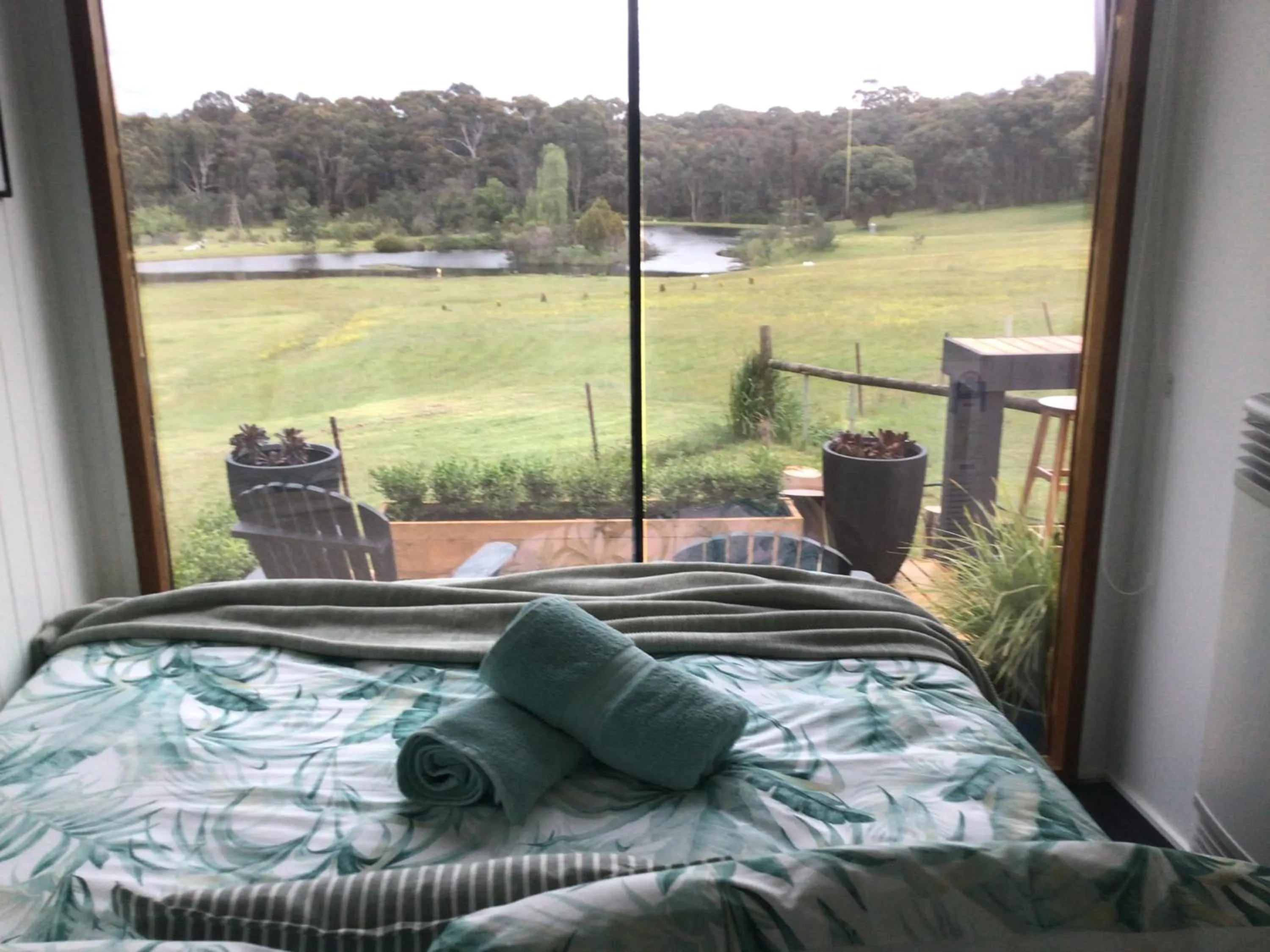 Bed in Stephanie’s Country Cottages