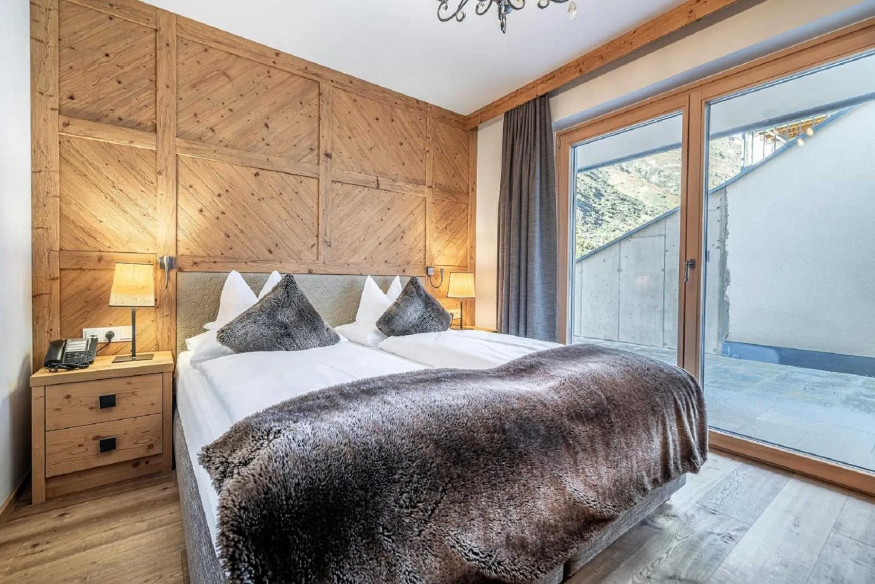 Bedroom, Bed in Gletscherblick- serviced apartments