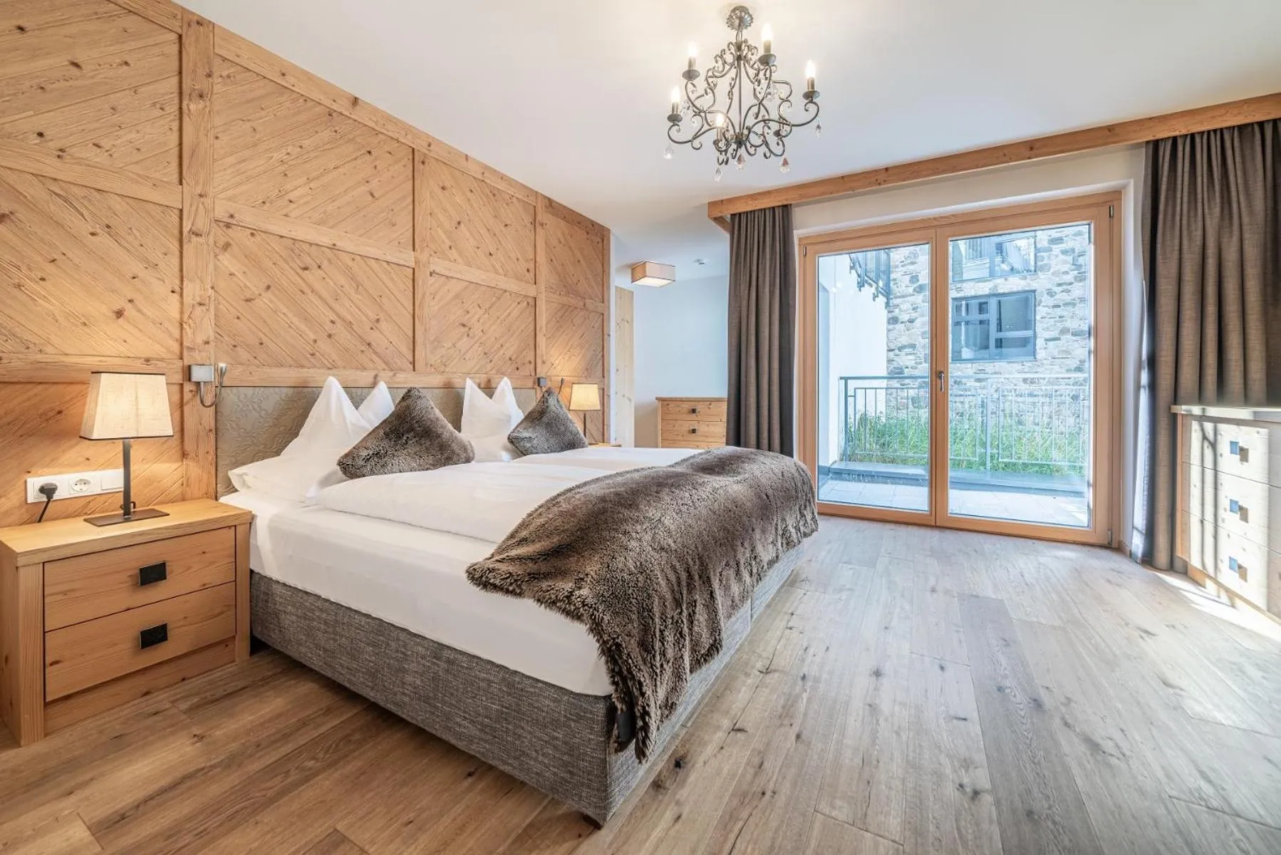 Bedroom, Bed in Gletscherblick- serviced apartments