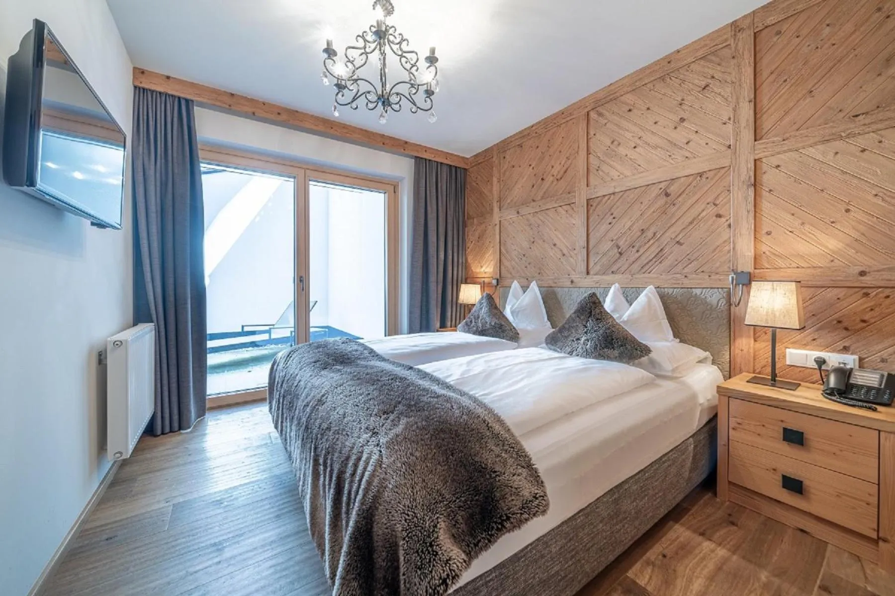 Bedroom, Bed in Gletscherblick- serviced apartments