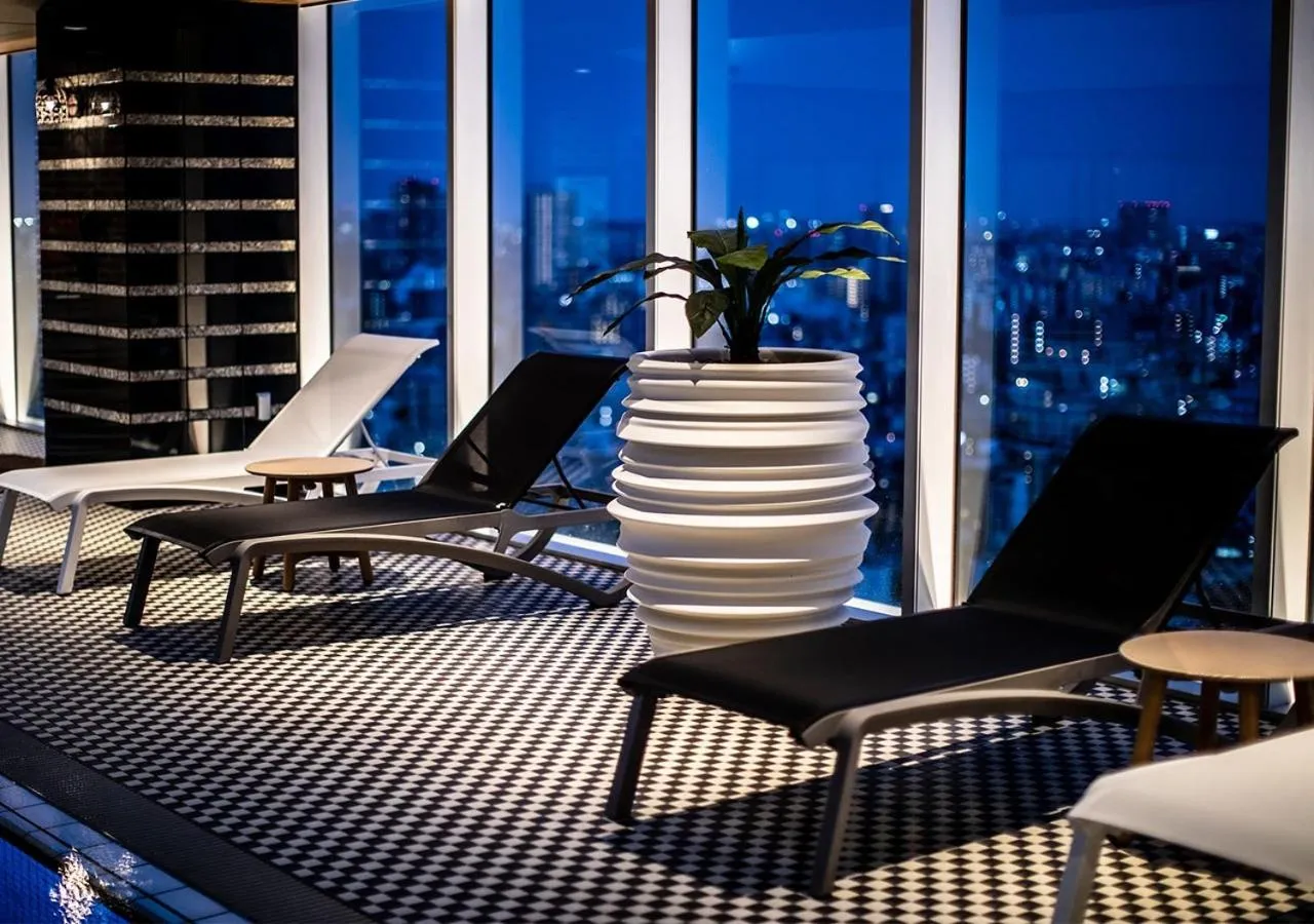 Swimming pool in APA Hotel & Resort Ryogoku Ekimae Tower