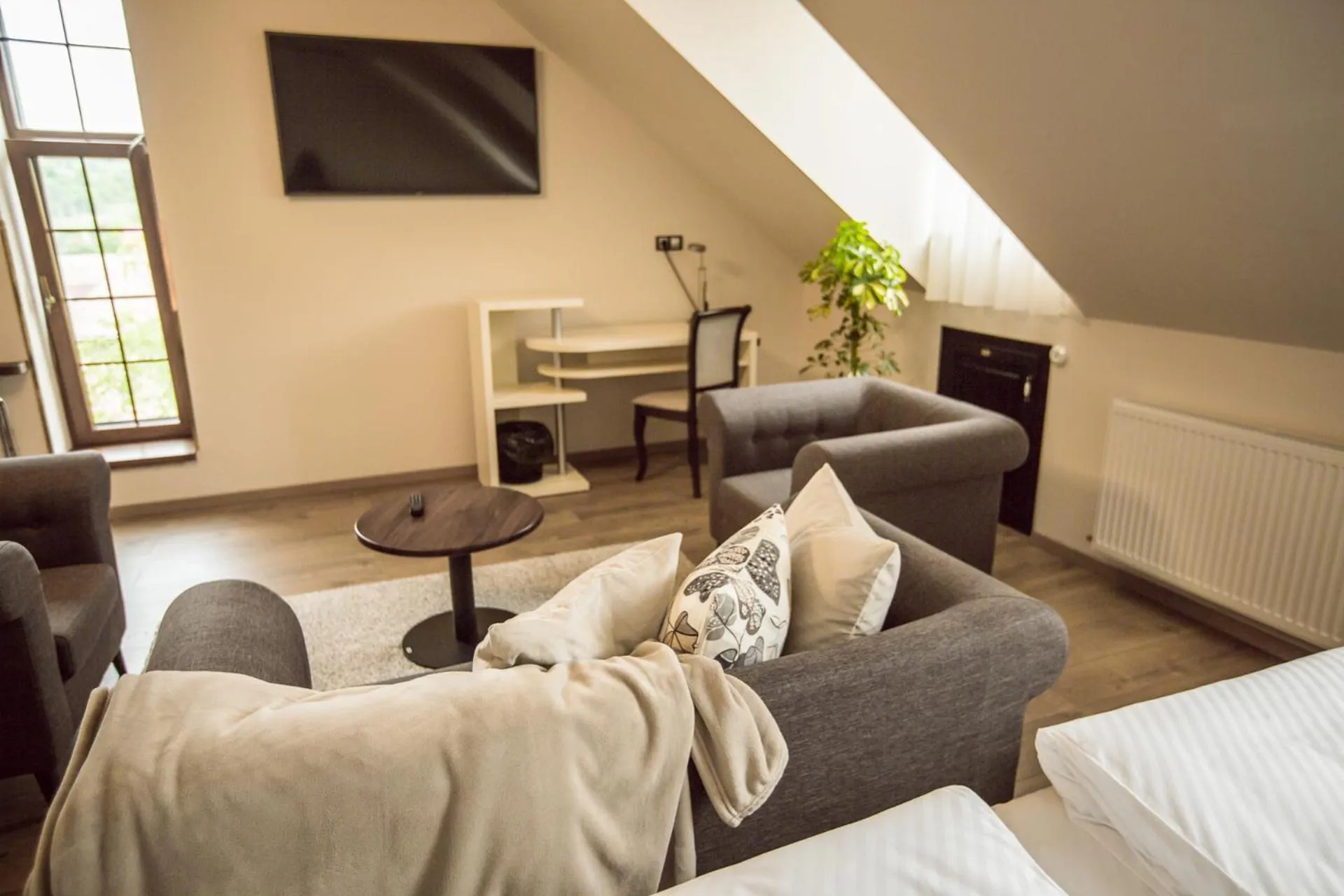 Bed in Pension Kokel