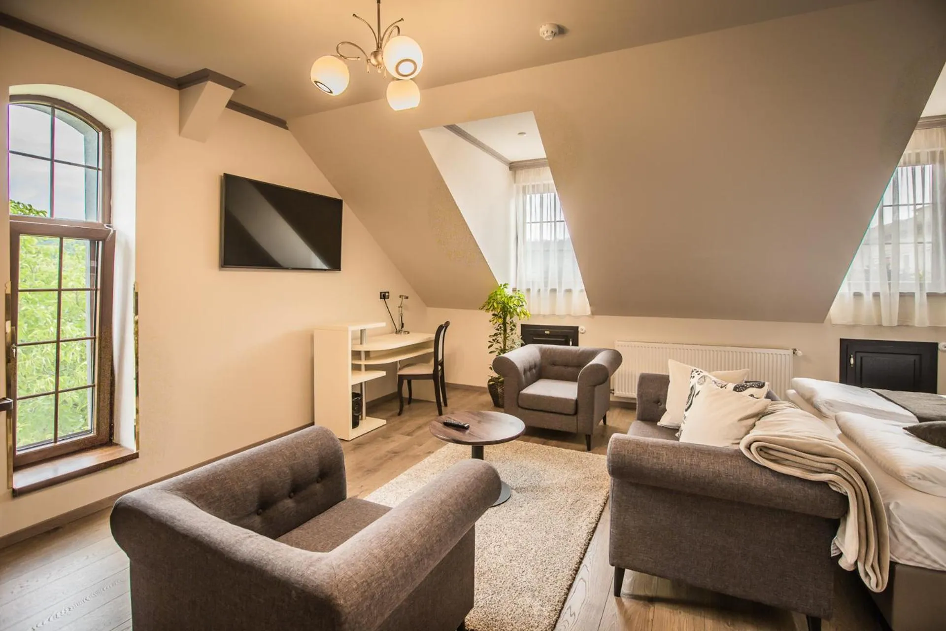 Bed in Pension Kokel