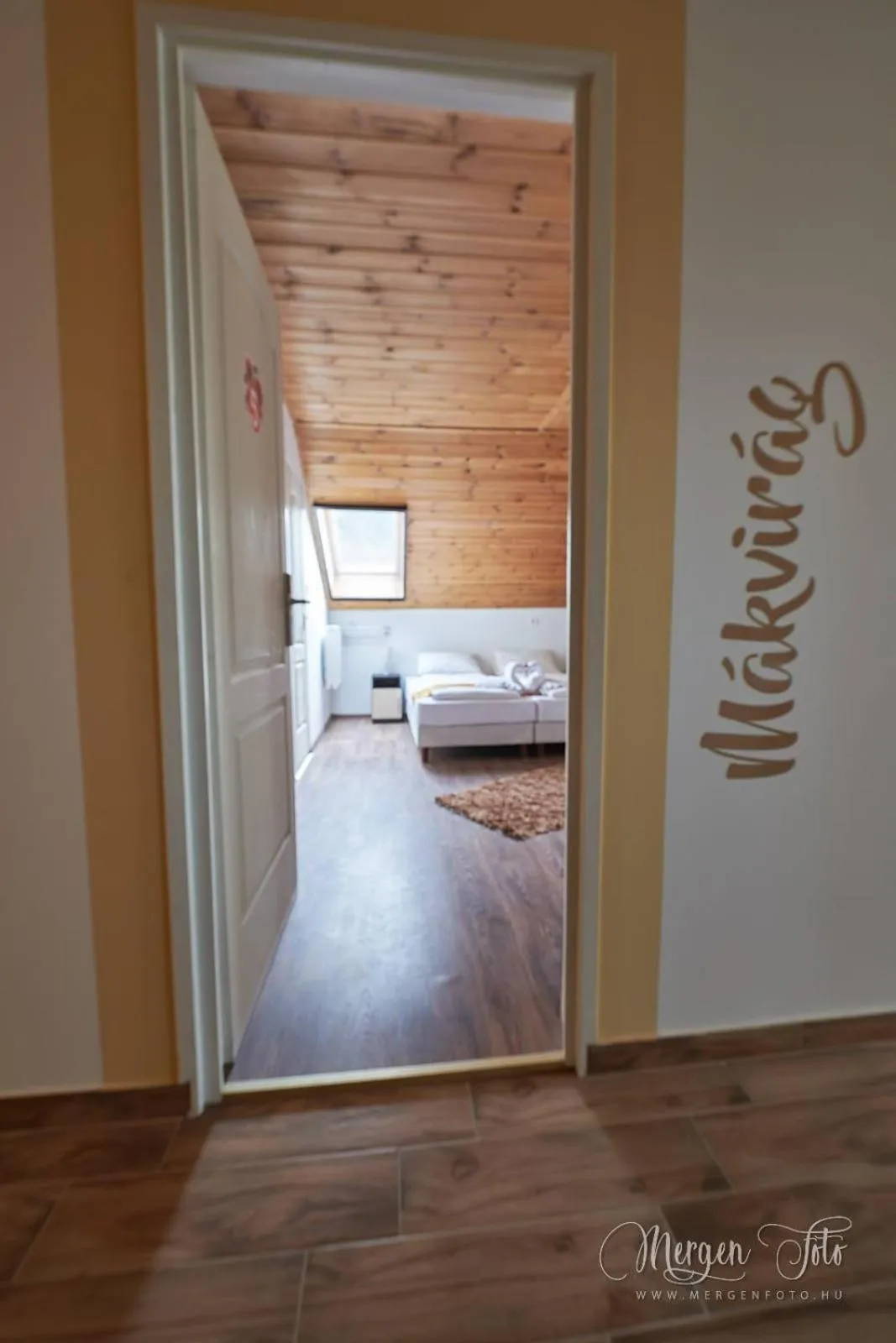 Bed in Kamarás Klastrom House