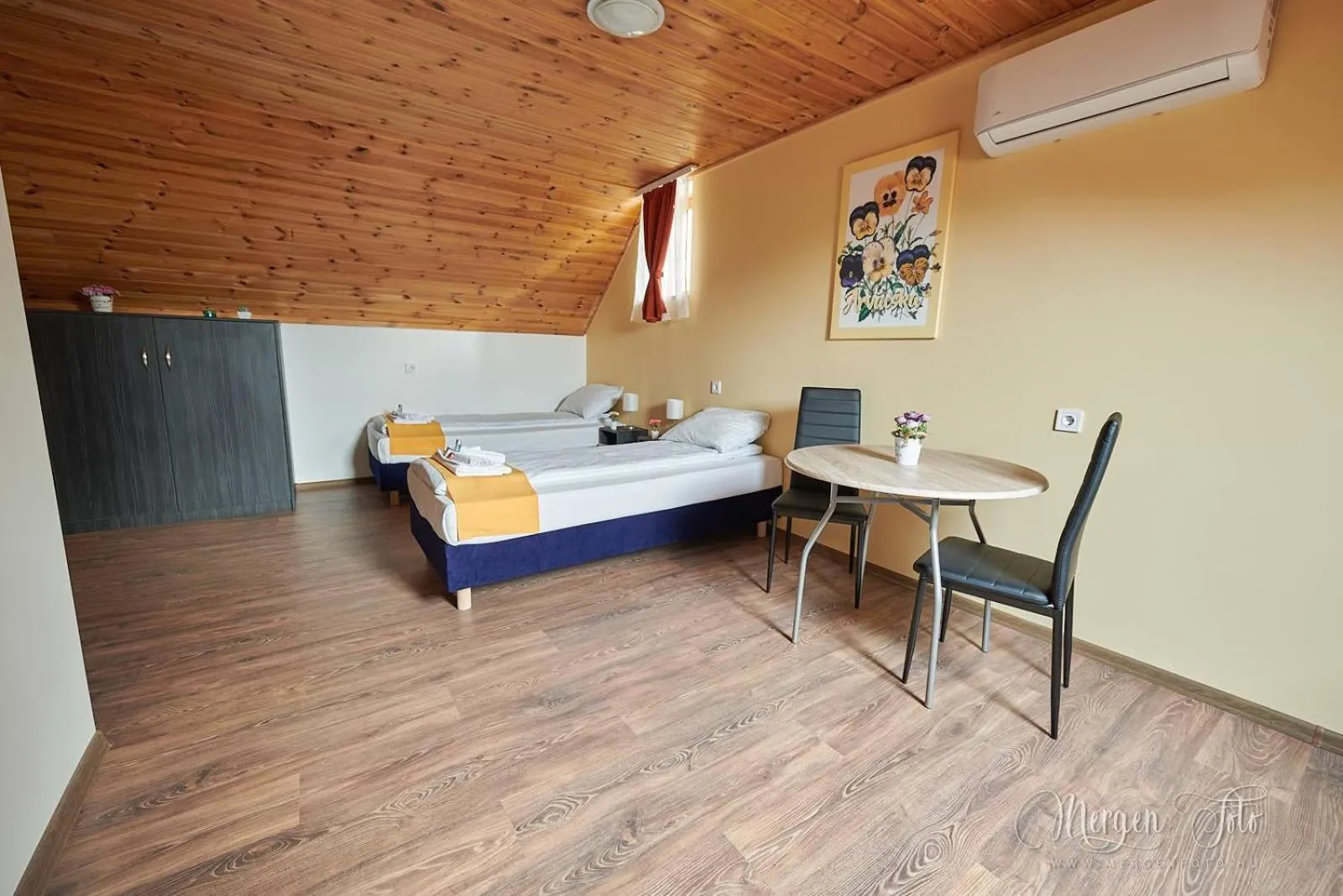 Bed in Kamarás Klastrom House