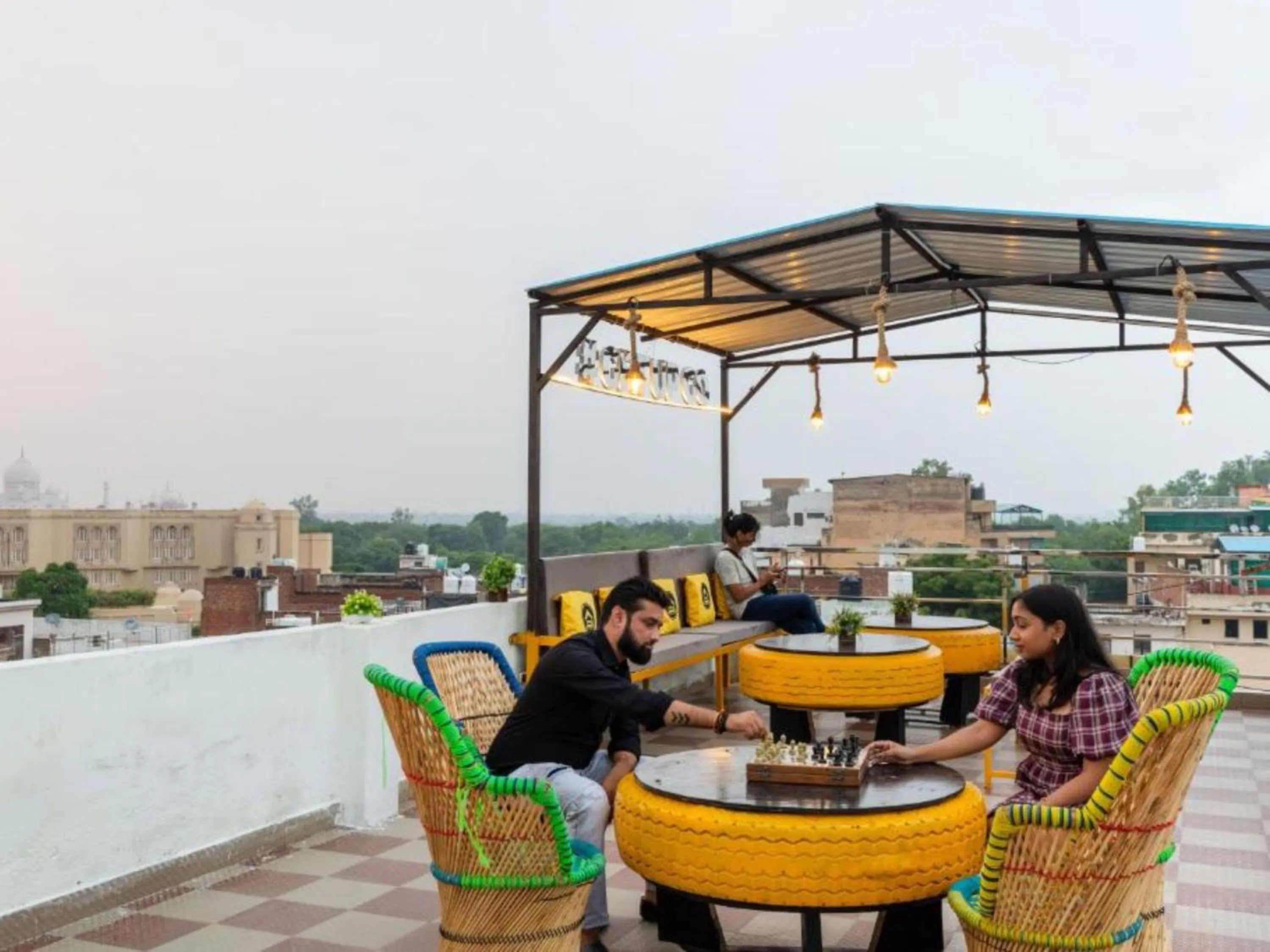 People in The Hosteller Agra