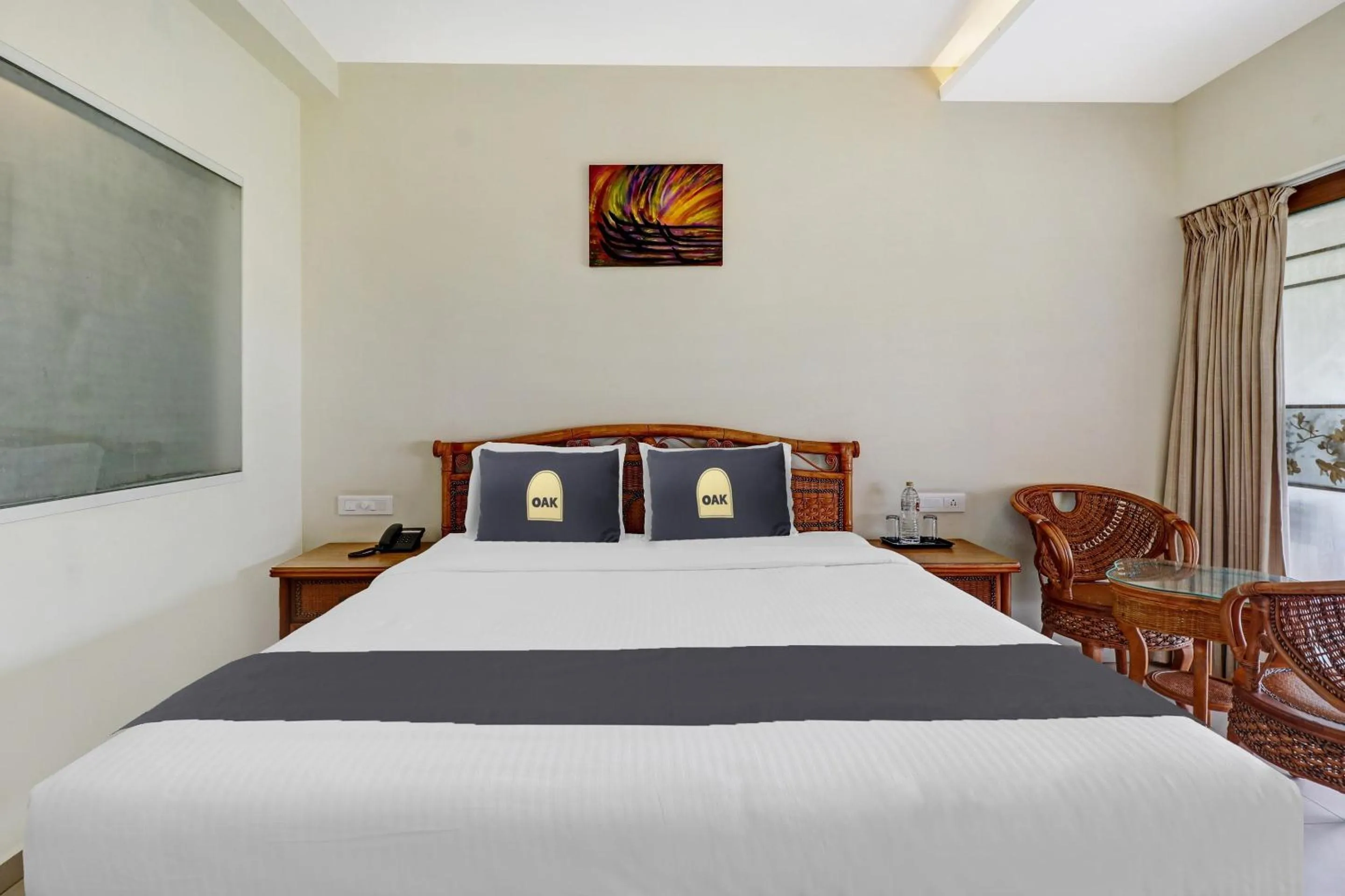 Bedroom, Bed in Super OAK Edassery's Sealine Villa Stay