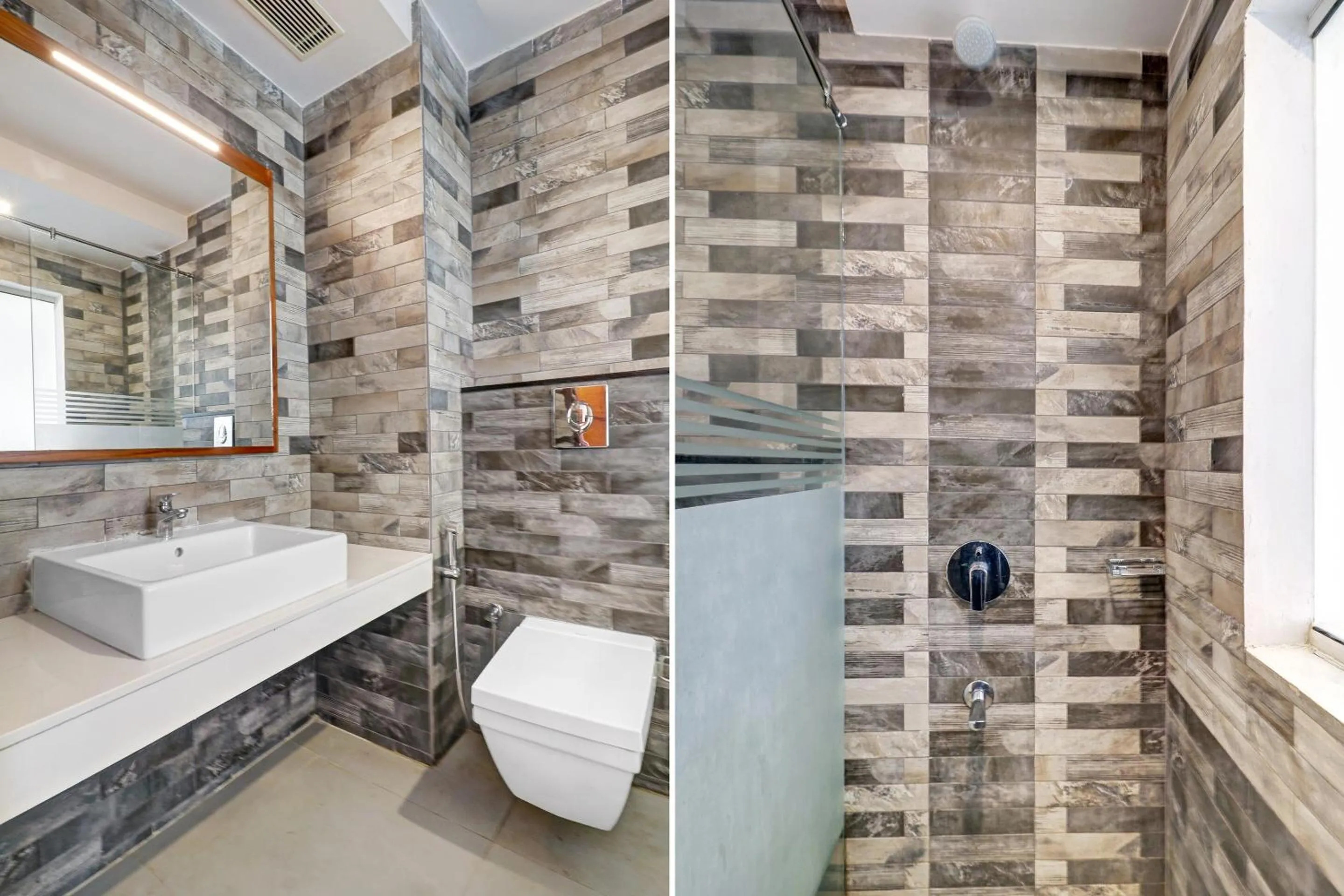 Bathroom in Super OAK Edassery's Sealine Villa Stay