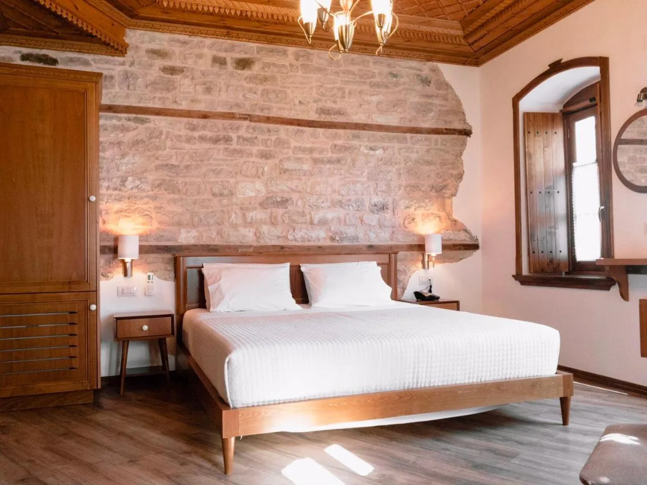 Balcony/Terrace, Bed in Argjiro Traditional