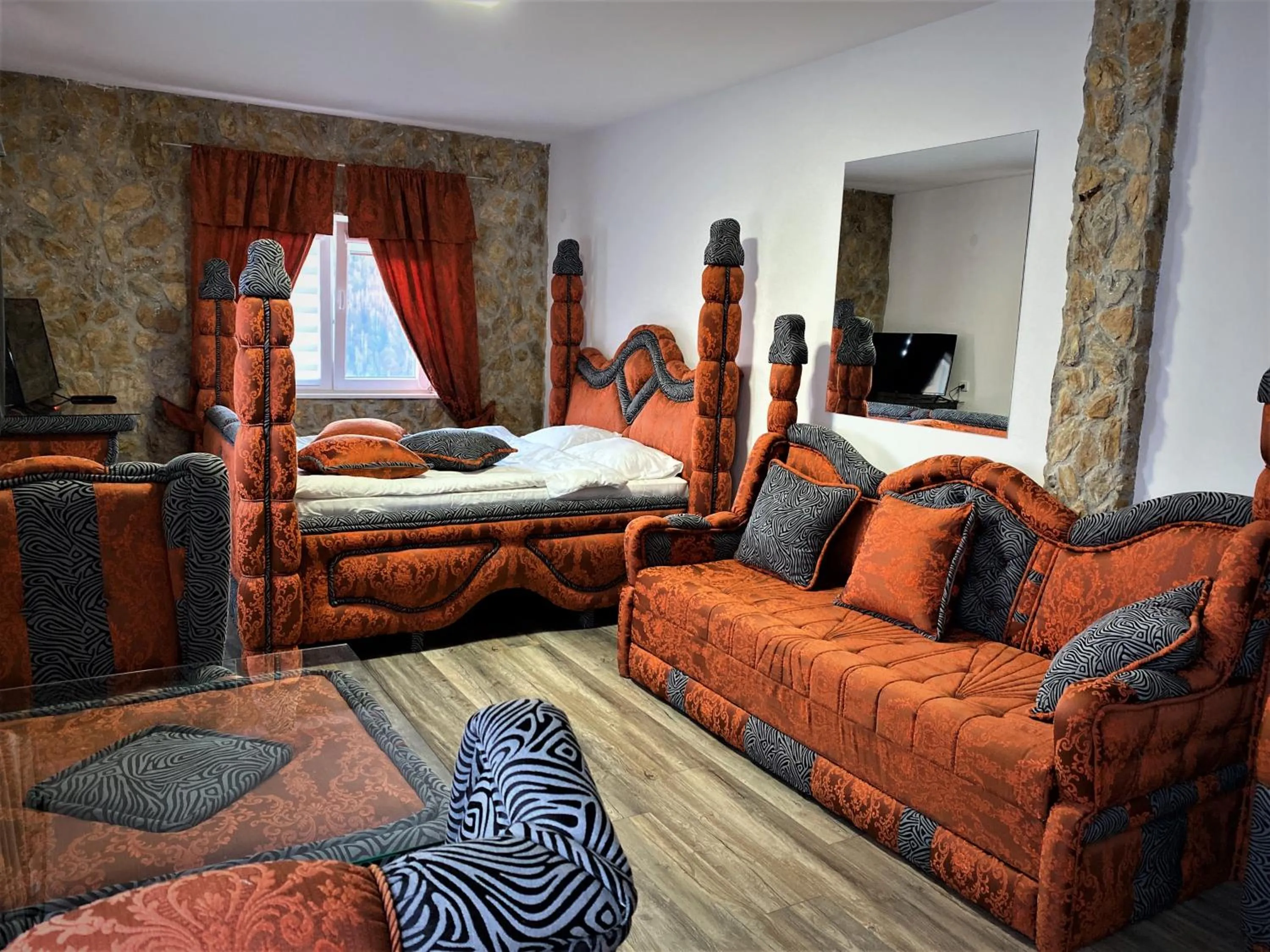 Bed in Bali Mountain resort Montenegro