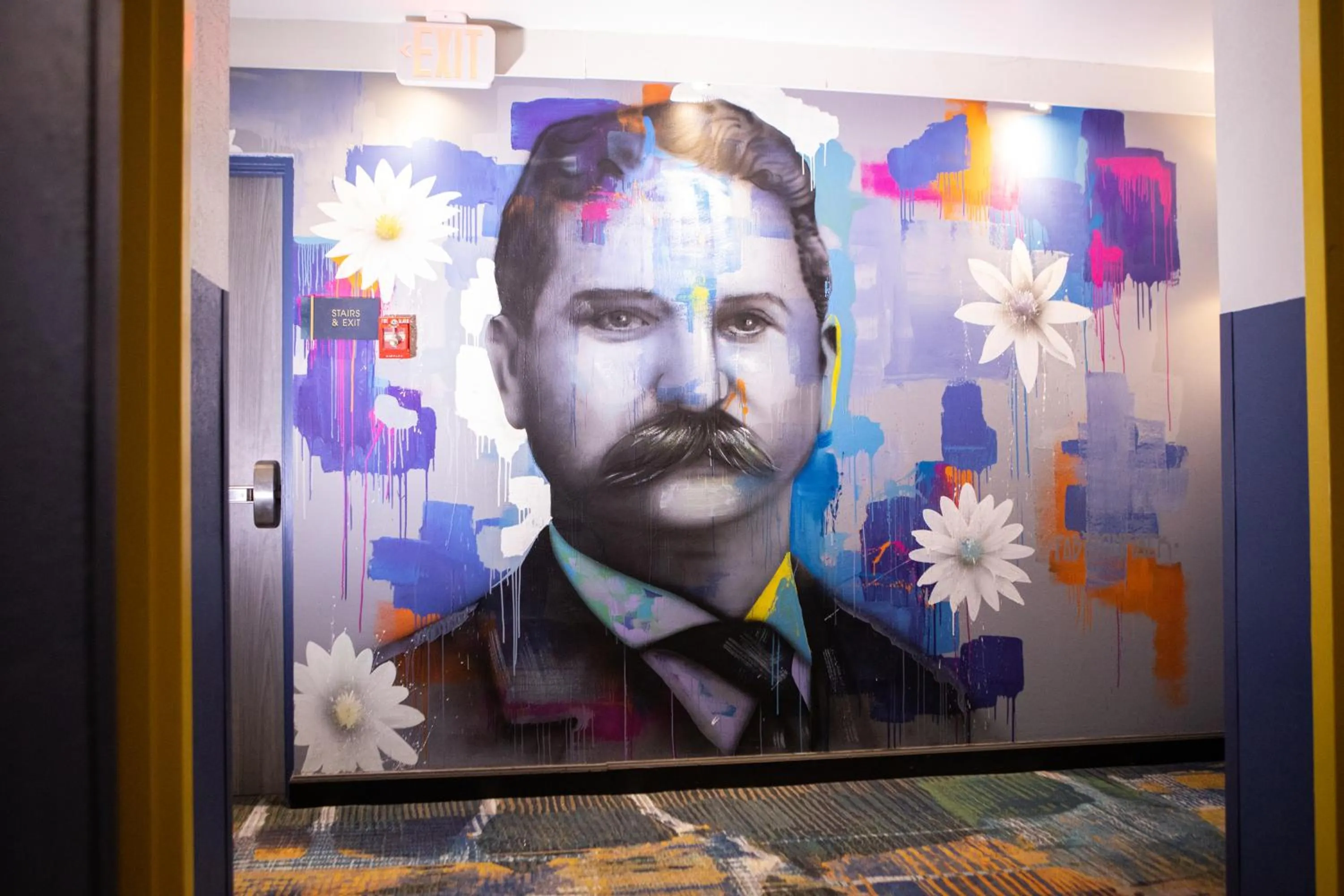 Decorative detail in Hotel Denim