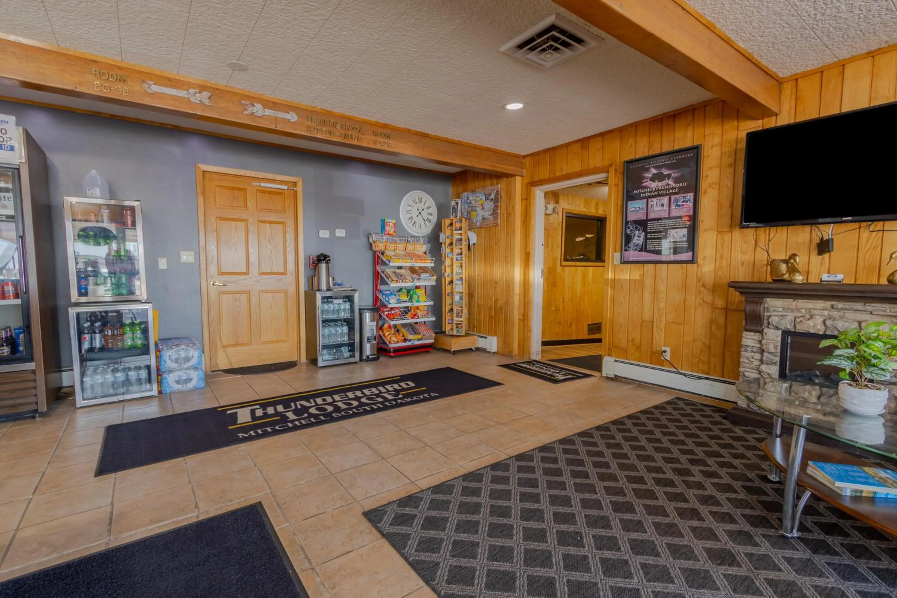 Lobby or reception in Thunderbird Lodge