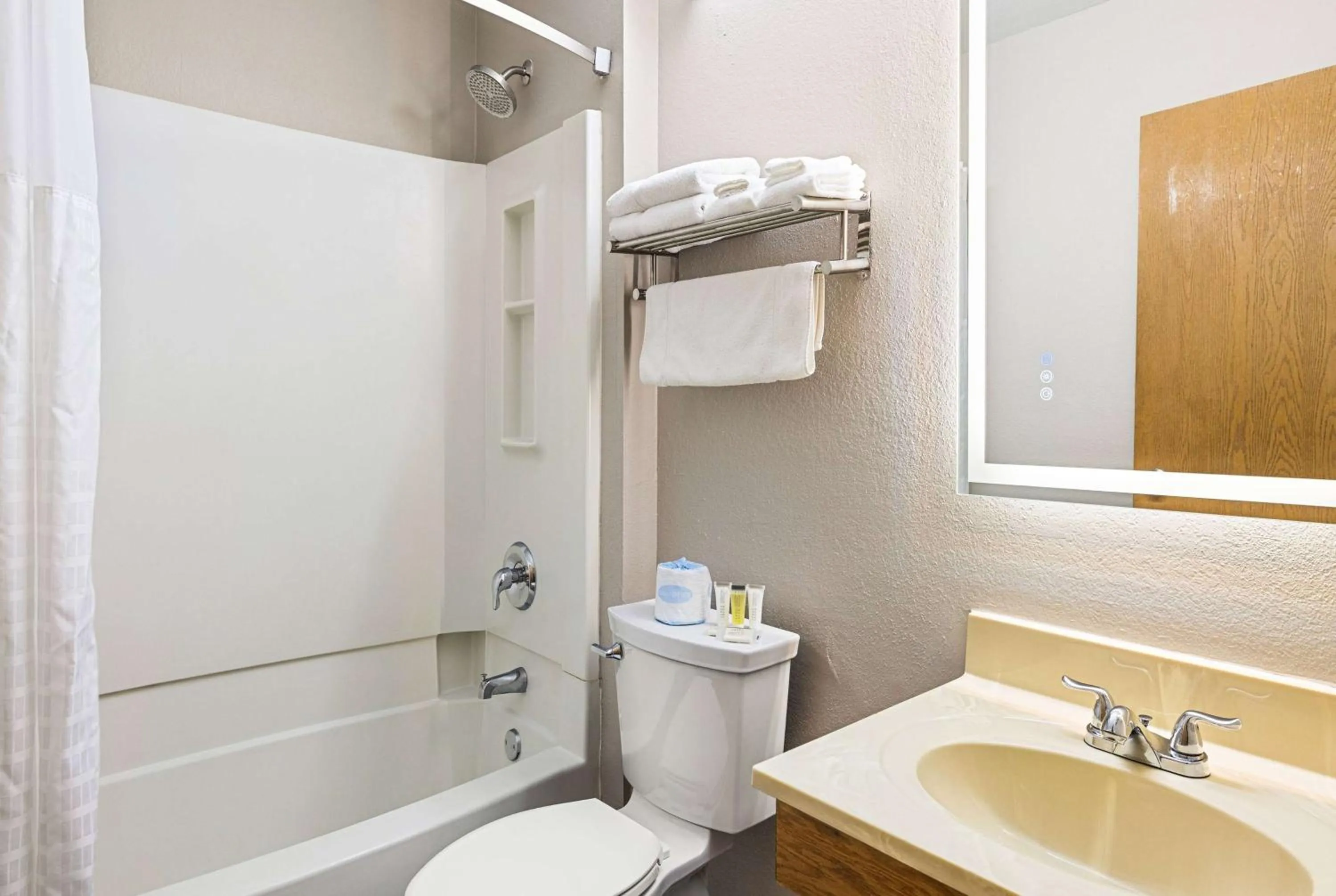 Bathroom in Super 8 by Wyndham Pittsburgh/Monroeville