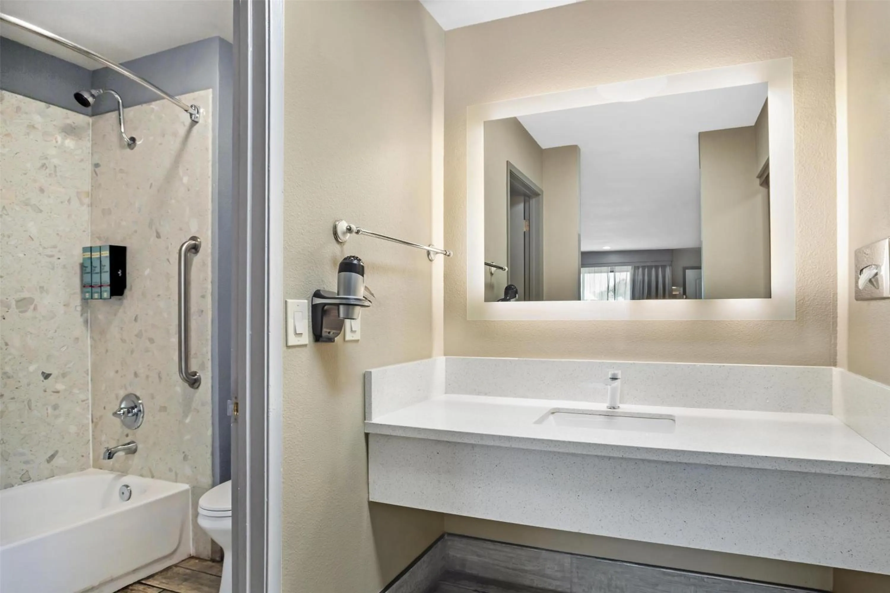 Shower in Best Western Big Country Inn