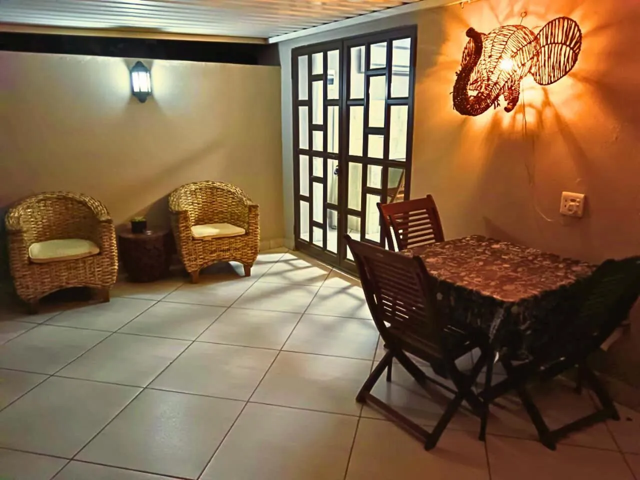 Patio in The Wilds Guest House