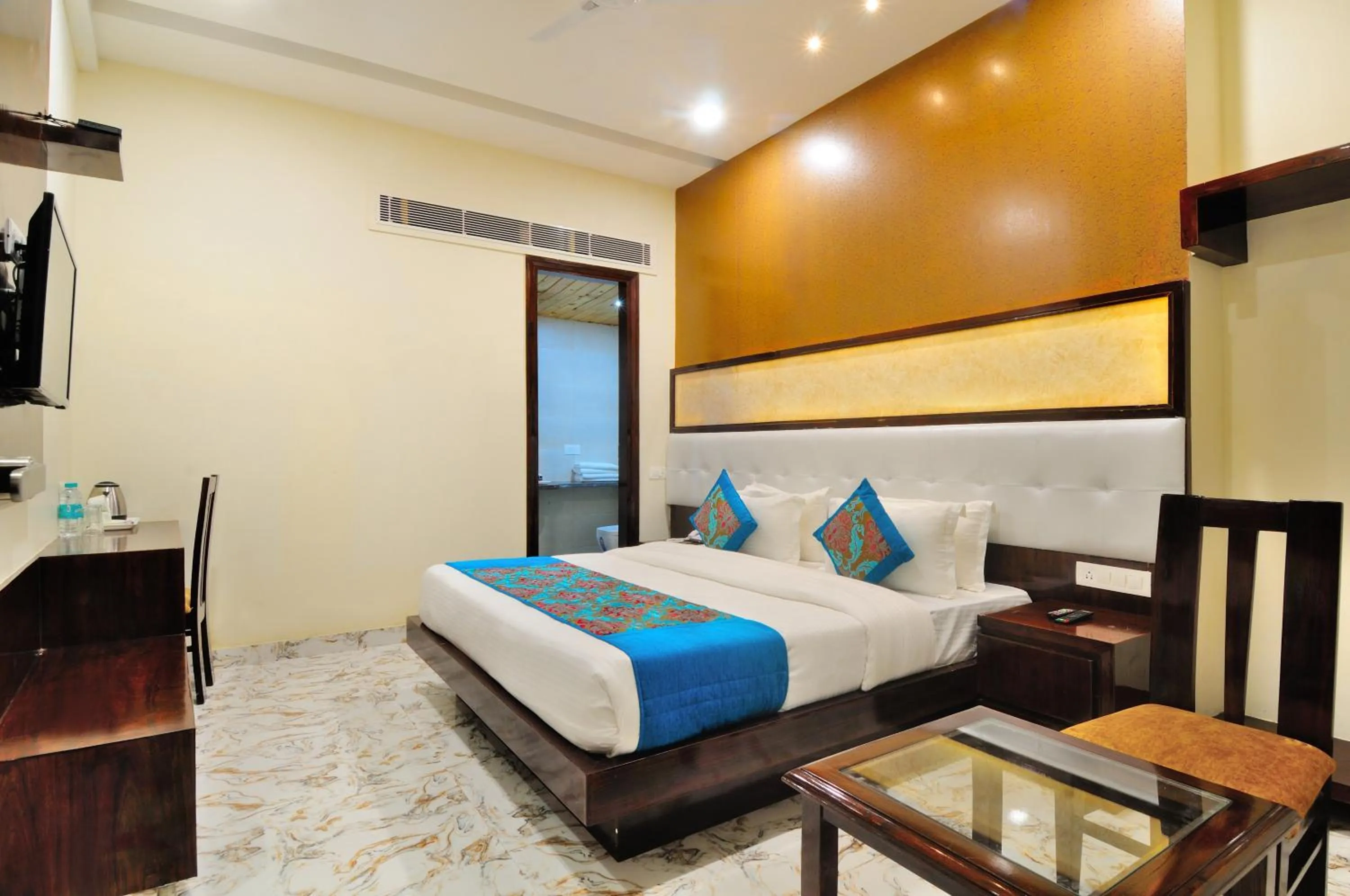 Photo of the whole room, Bed in The Grand Uddhav