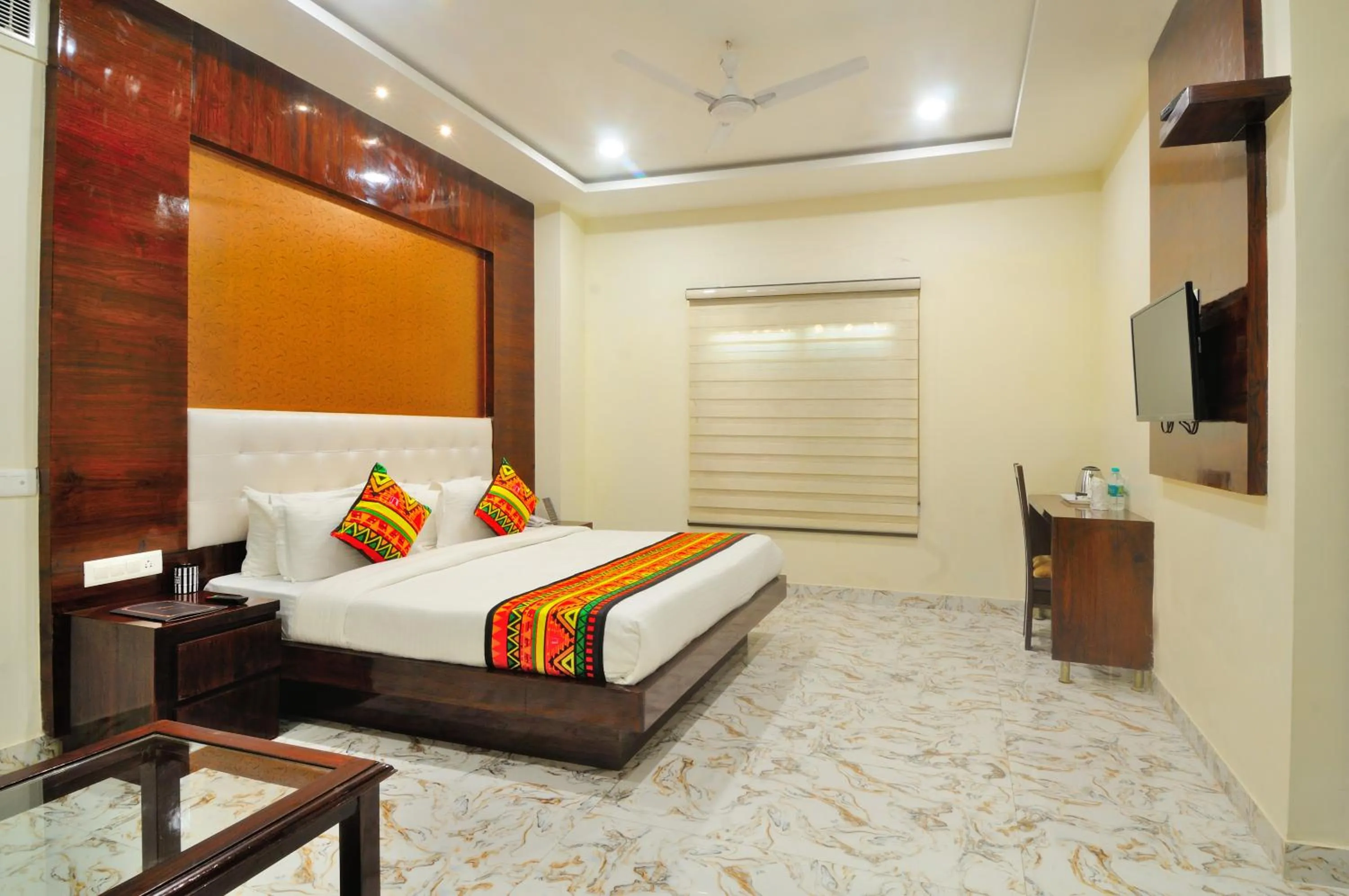 Photo of the whole room, Bed in The Grand Uddhav