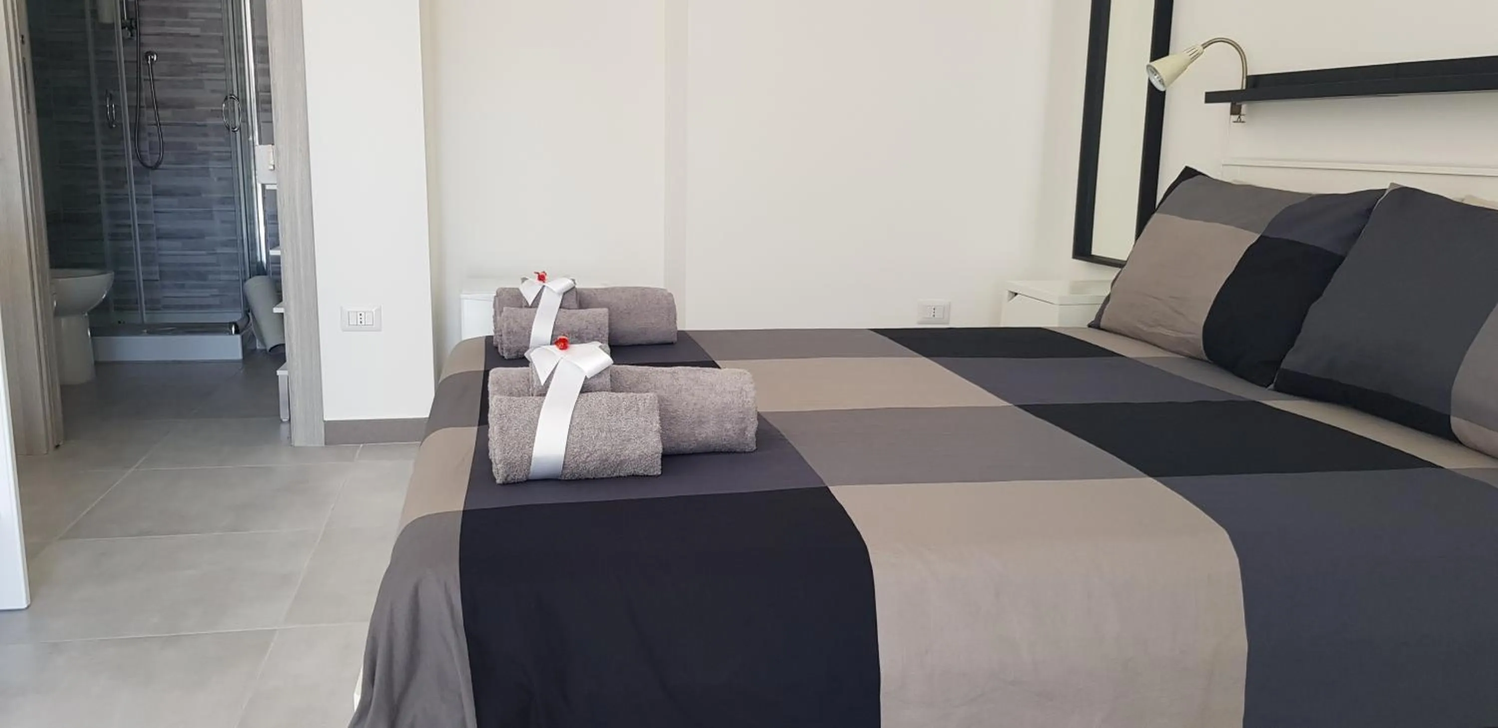 Bedroom, Bed in Punto Blu Relax